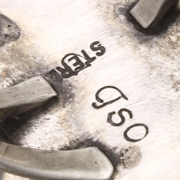 Joe Tso Navajo Sterling Silver Gemstone Rings