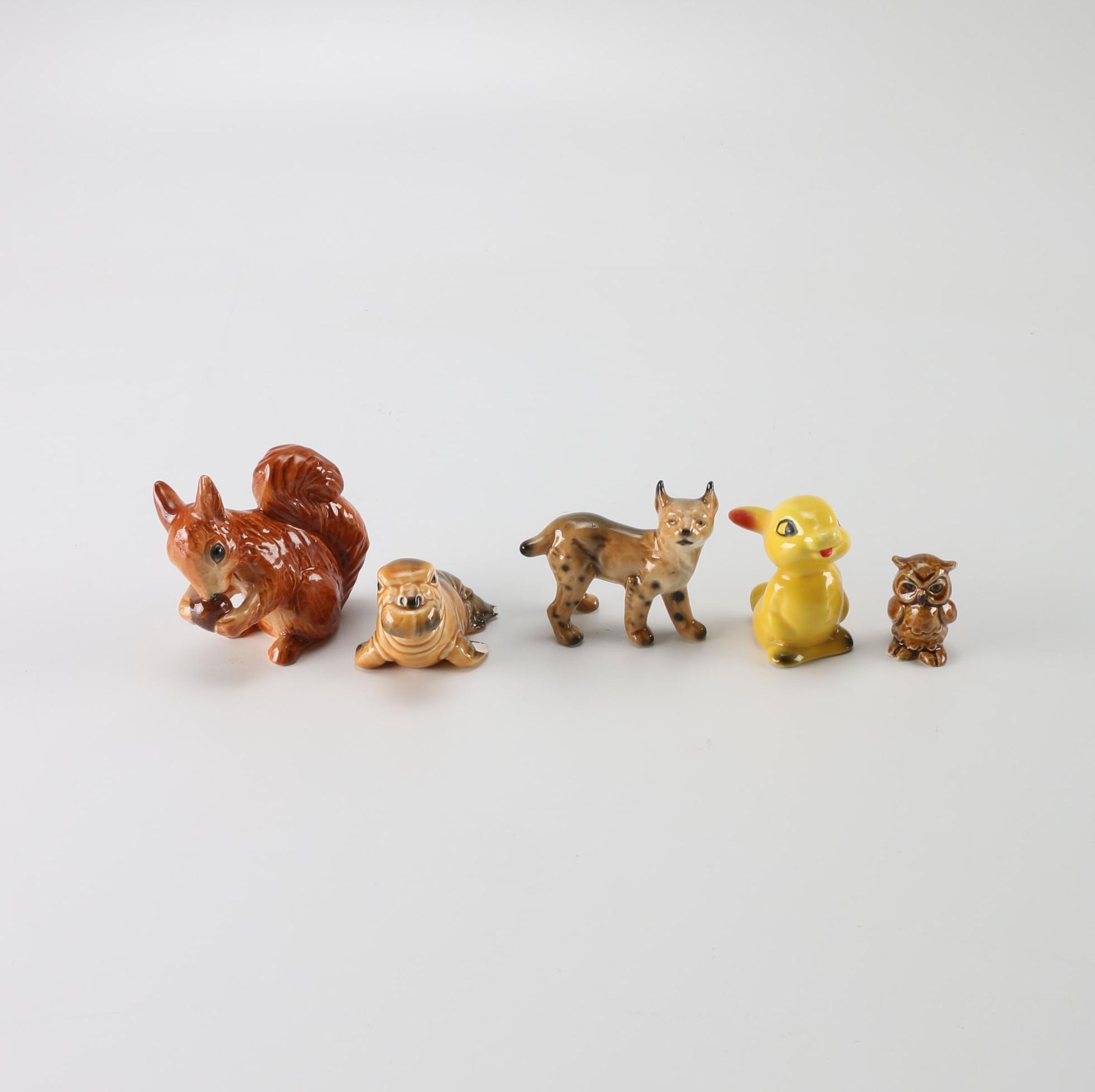 Collection of Goebel Ceramic Animal Figurines