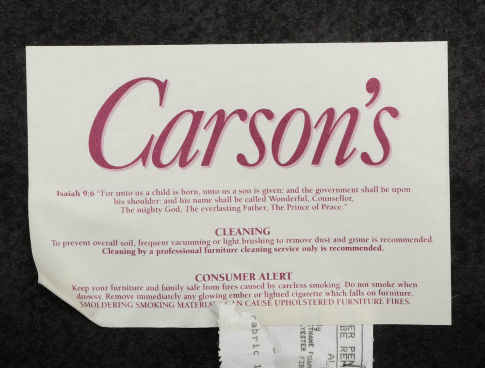 Carson's Furniture Contemporary Loveseat