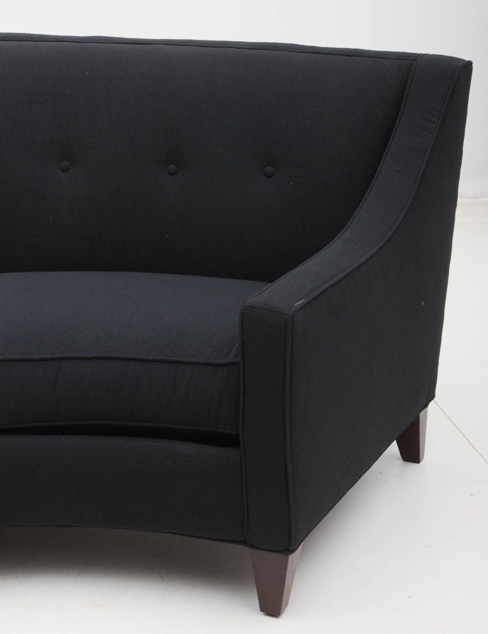 Rowe Furniture Two-Piece Curved Modular Sofa