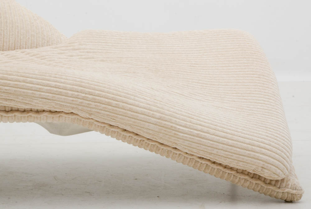 Milo Baughman Style Designer Chaise Lounge