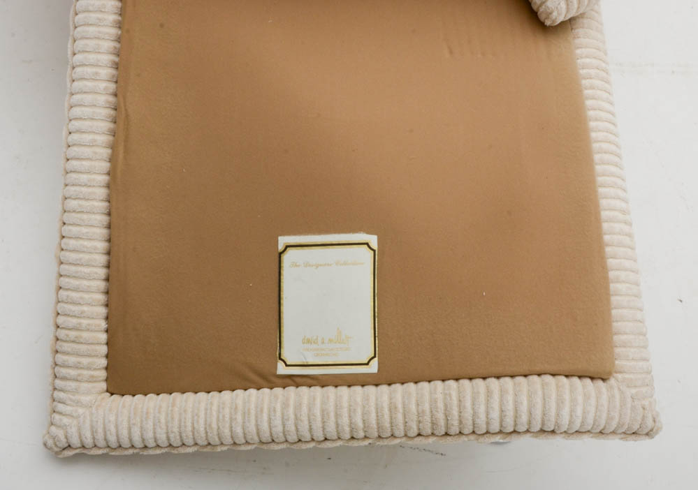 Milo Baughman Style Designer Chaise Lounge