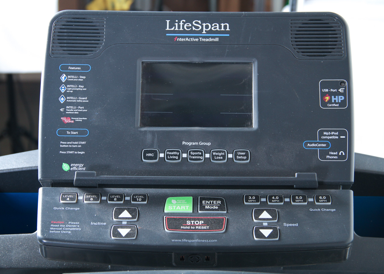 Lifespan InterActive Folding Treadmill