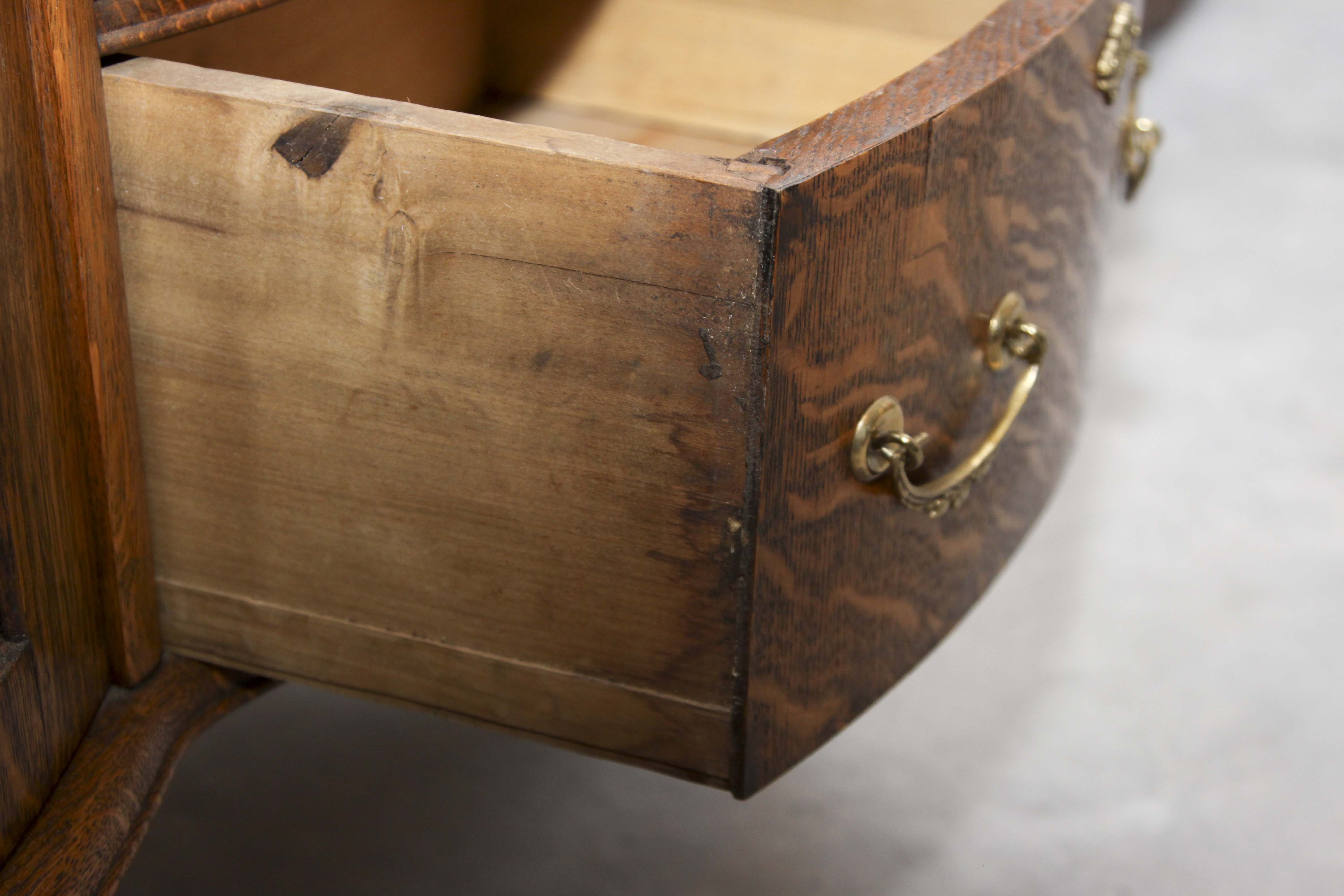 Antique Oak China Cabinet and Secretary