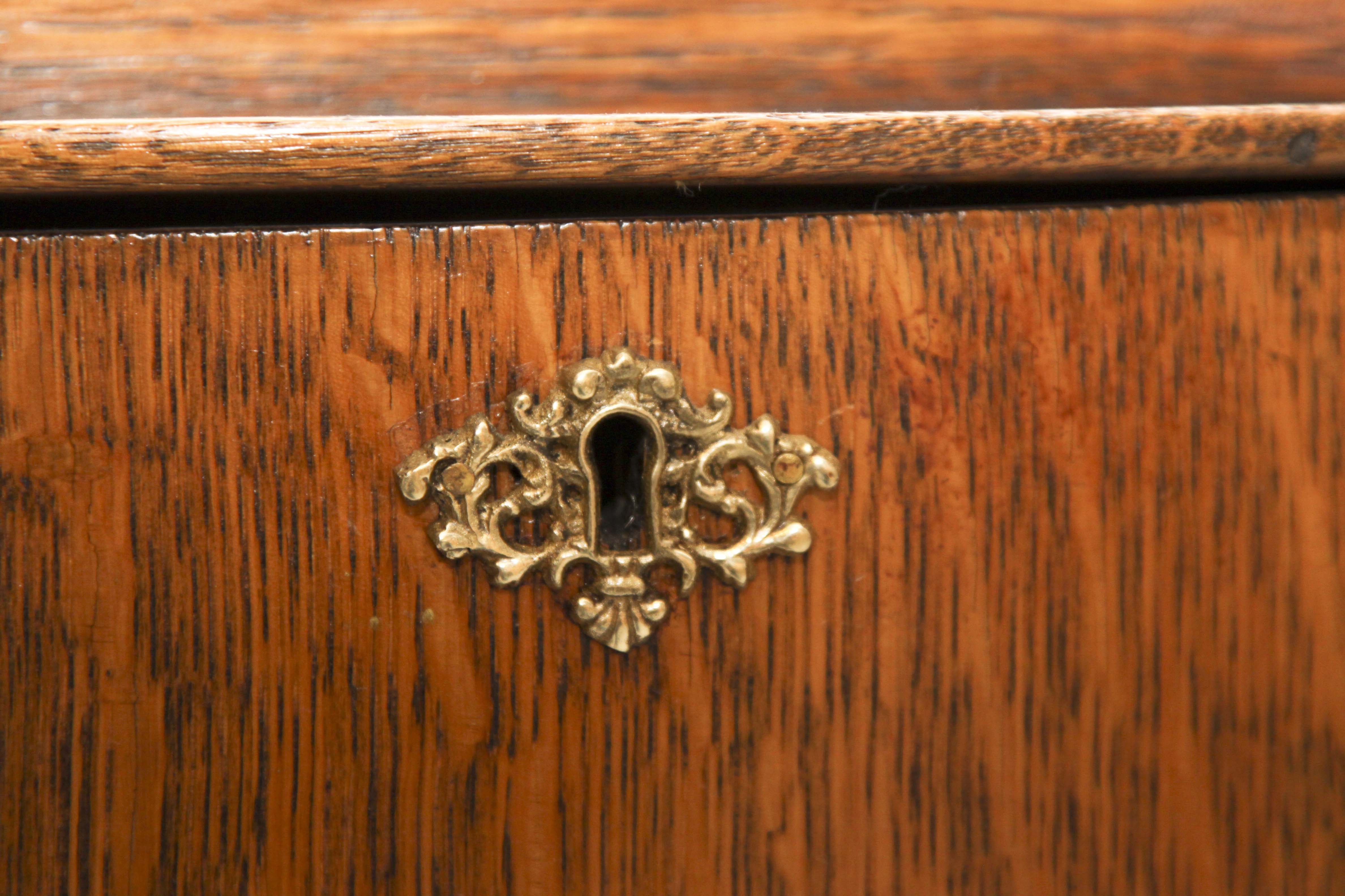 Antique Oak China Cabinet and Secretary
