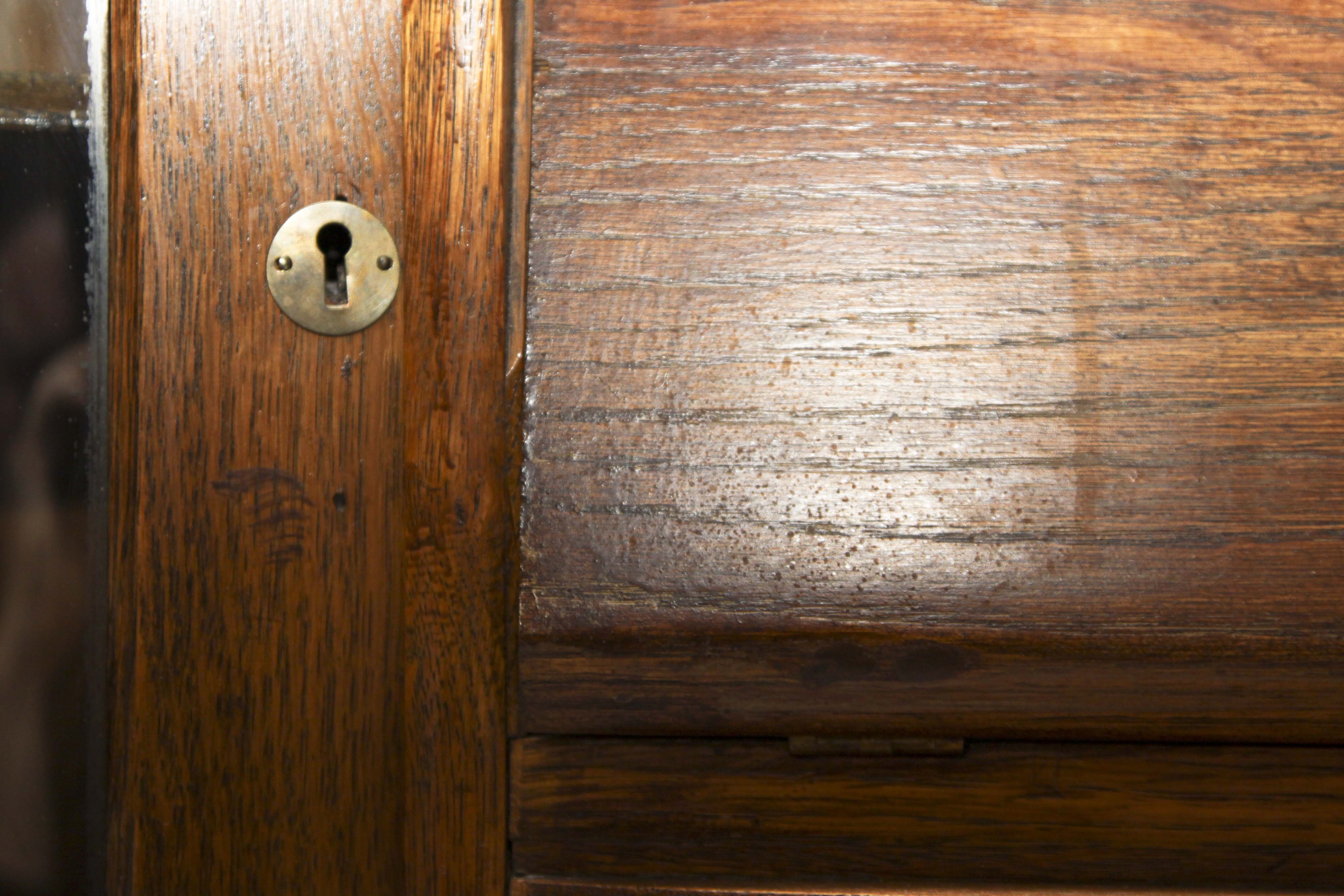 Antique Oak China Cabinet and Secretary