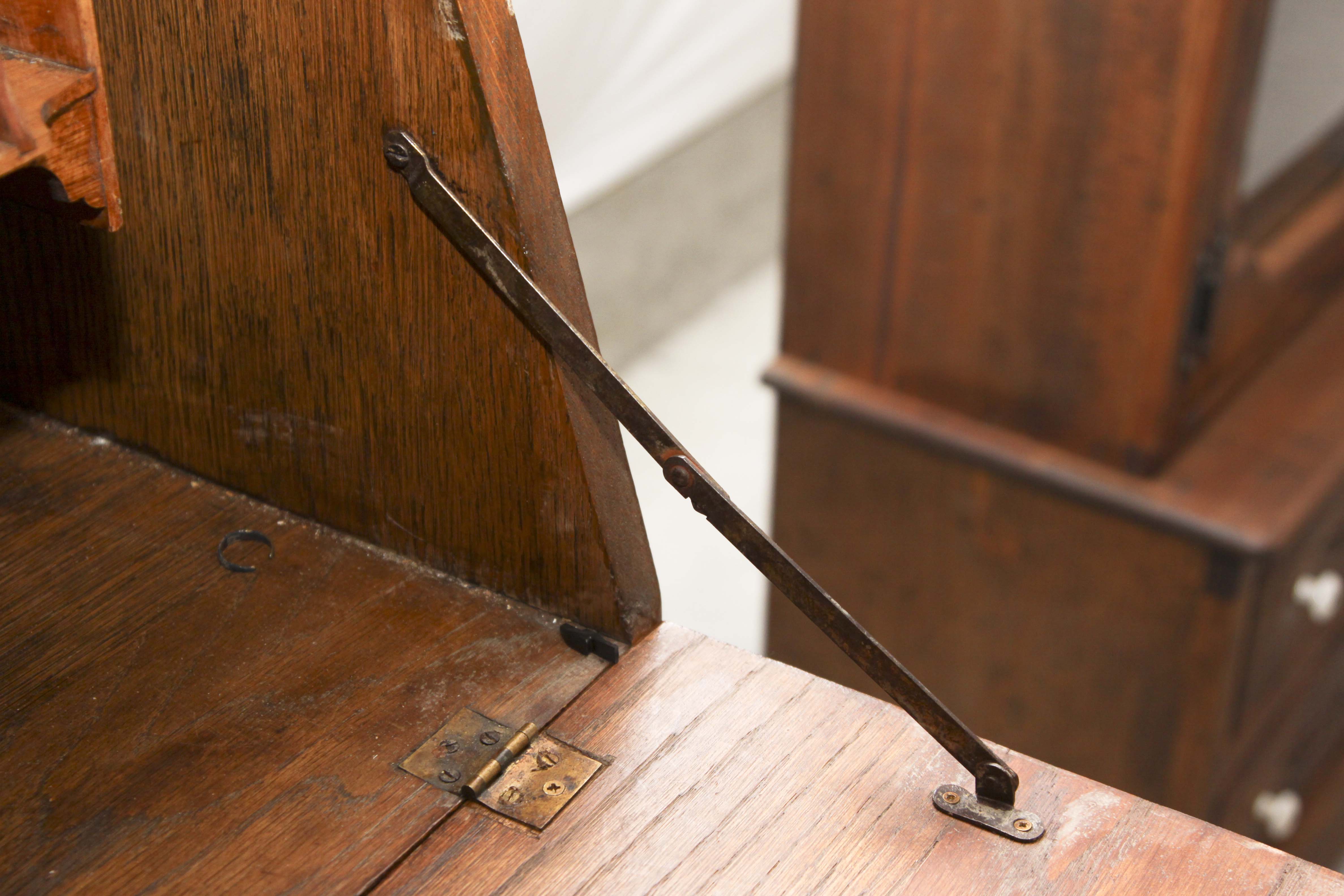 Antique Oak China Cabinet and Secretary