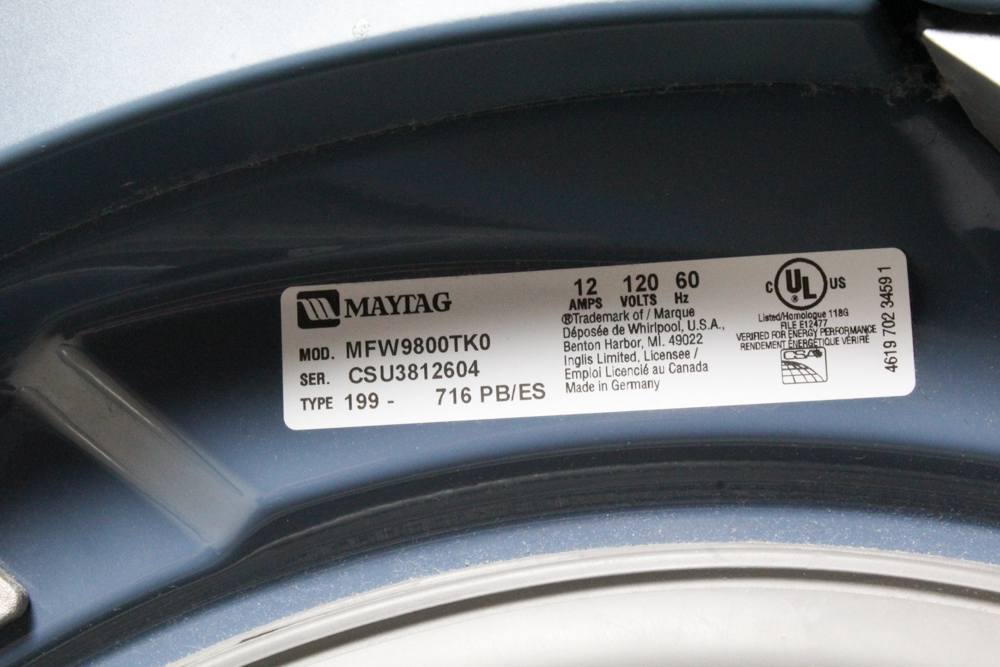 Maytag Epic Front Loading Washer and Dryer