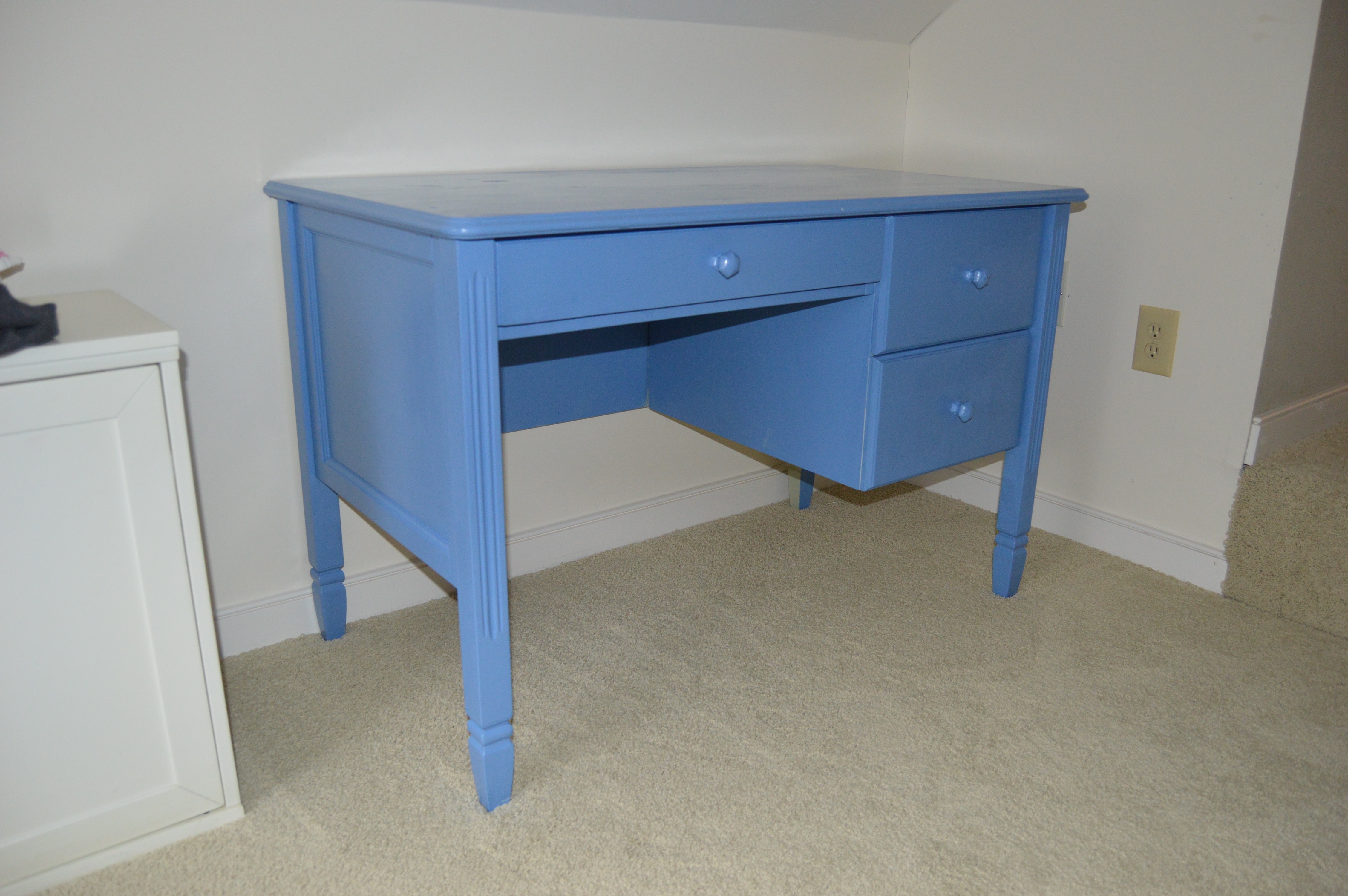 Sapphire Blue Wood Desk from Pottery Barn Kids