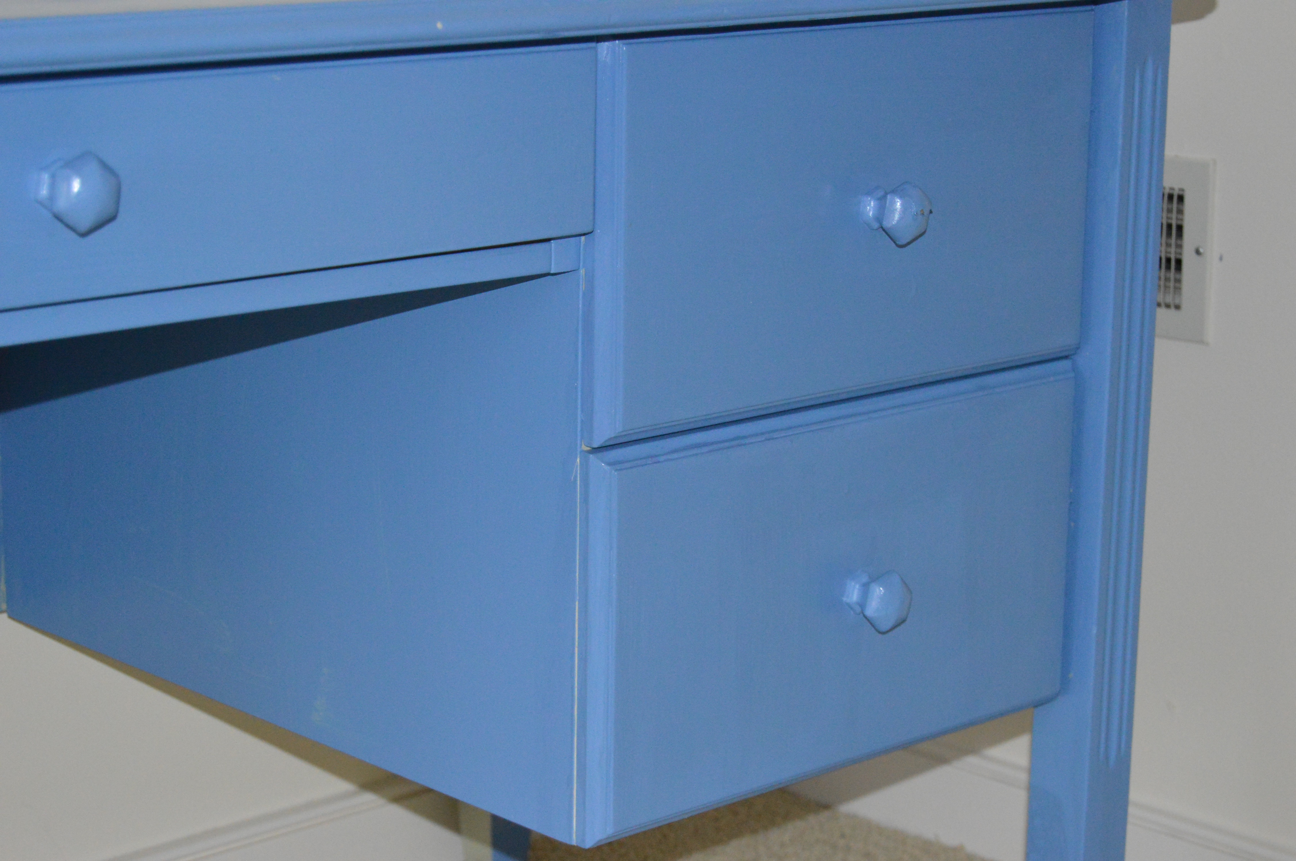Sapphire Blue Wood Desk from Pottery Barn Kids