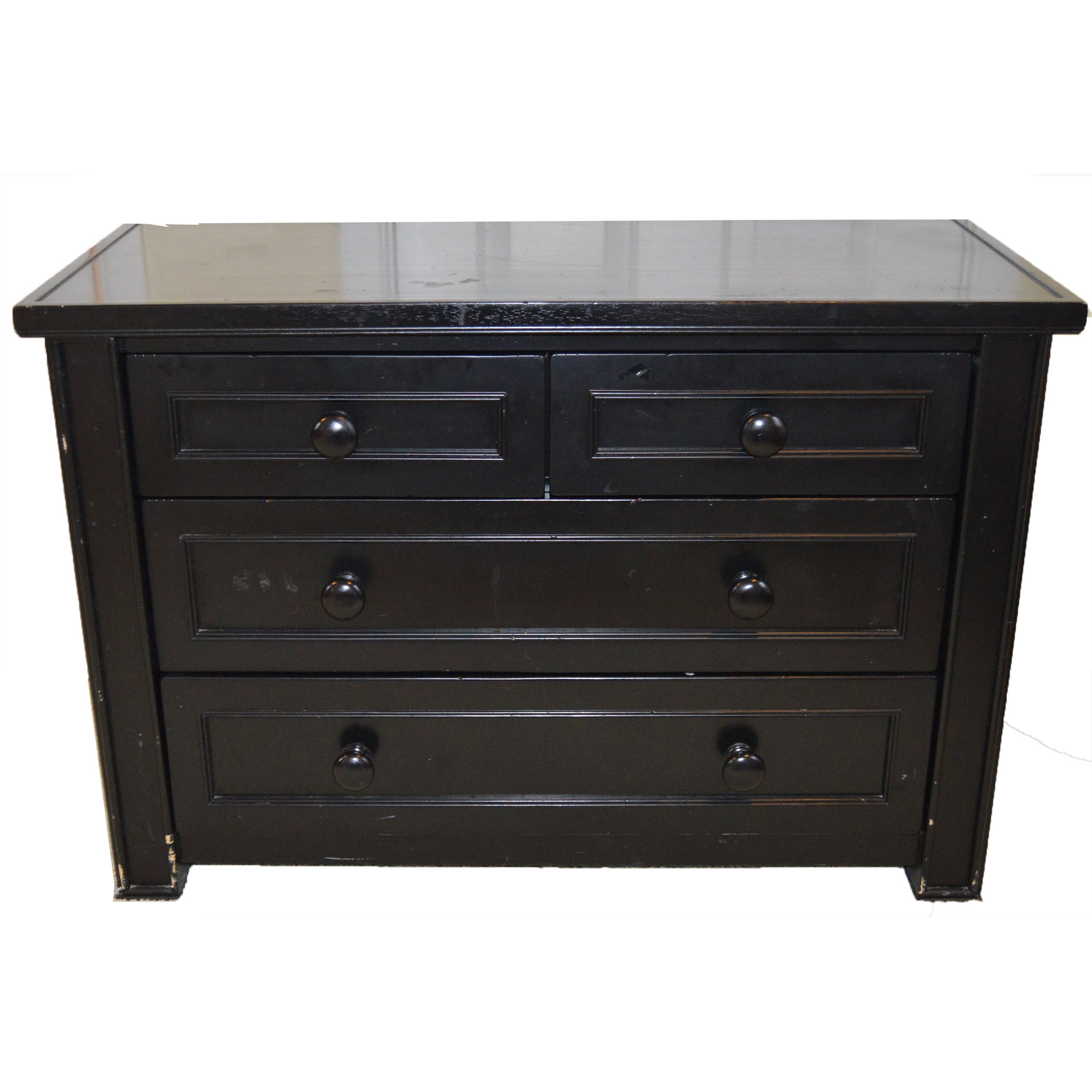 Black Painted Wood Dresser from Pottery Barn Kids