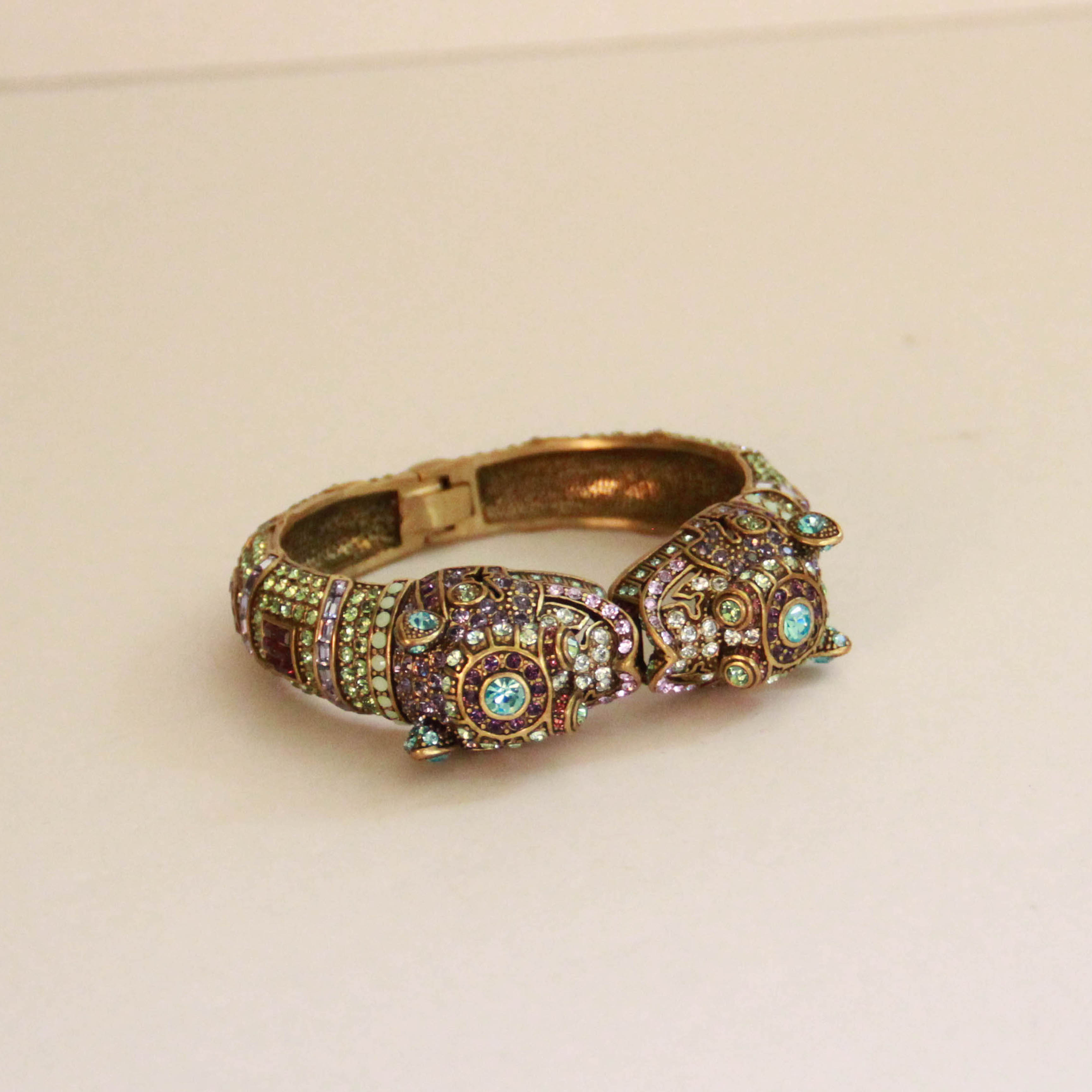 Heidi Daus Guardian Lion Cuff Bracelet