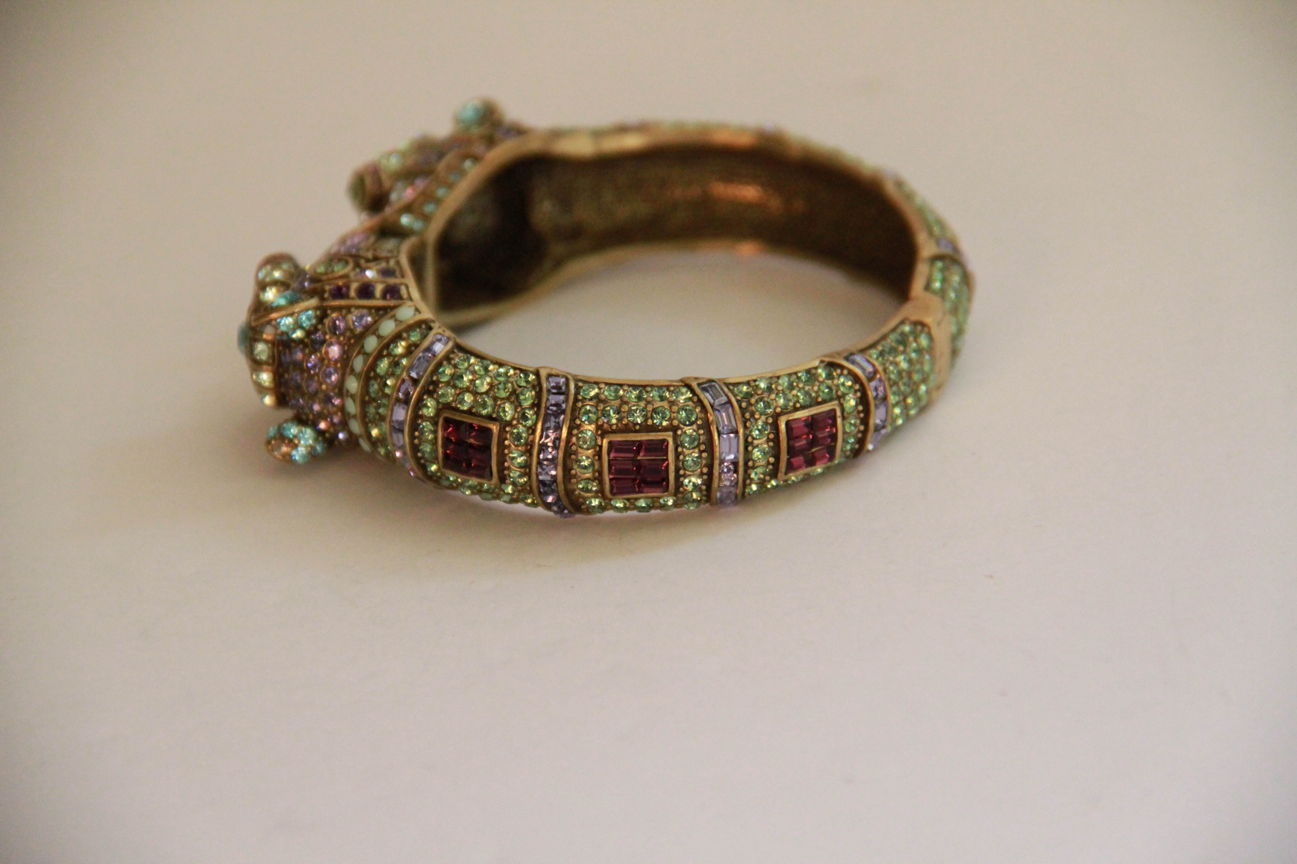 Heidi Daus Guardian Lion Cuff Bracelet