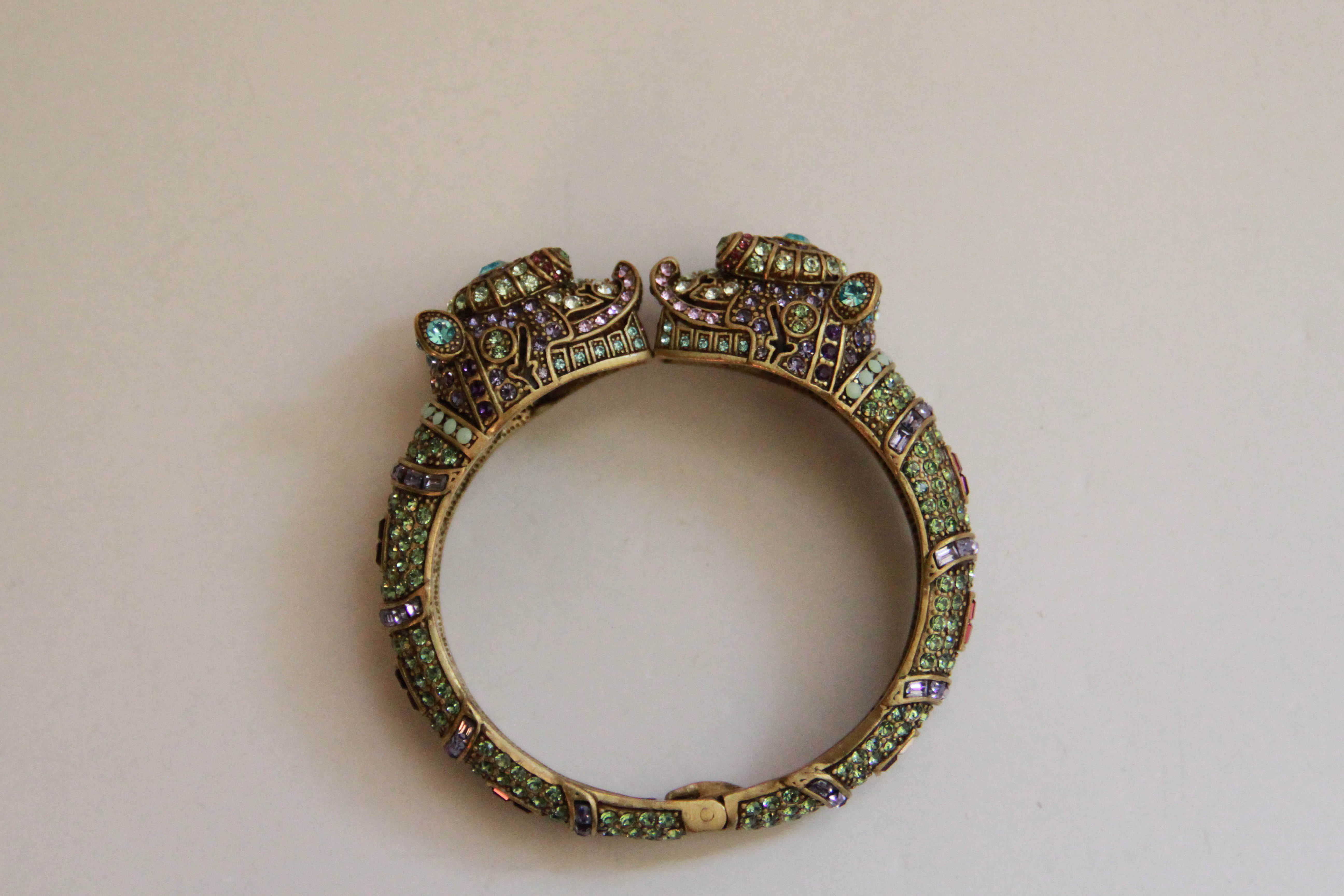 Heidi Daus Guardian Lion Cuff Bracelet