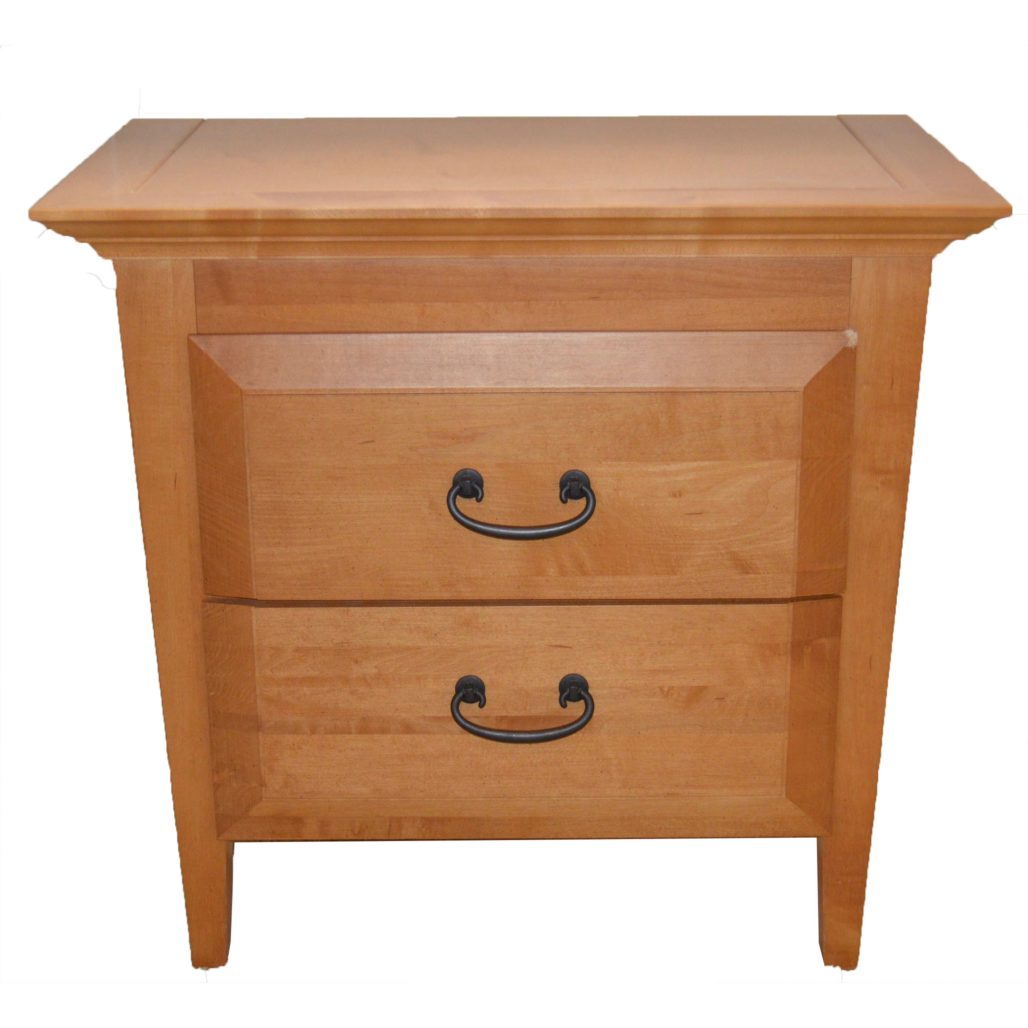 Wood Night Stand by Nadeau