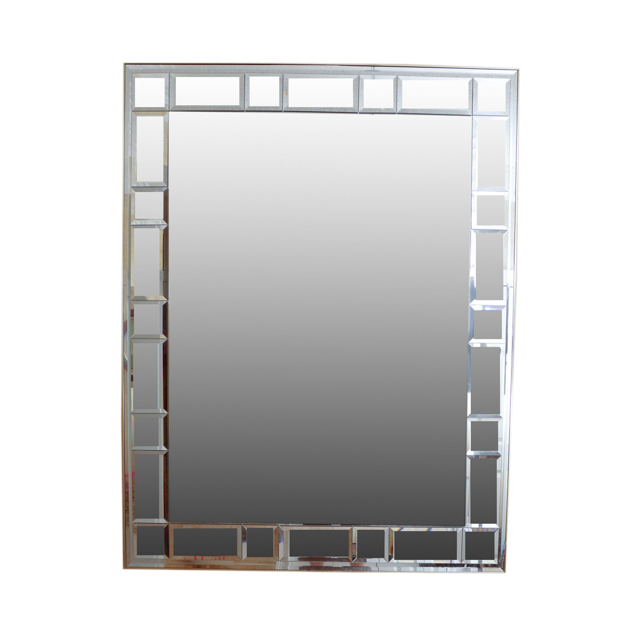 Large Beveled Cut Mirror