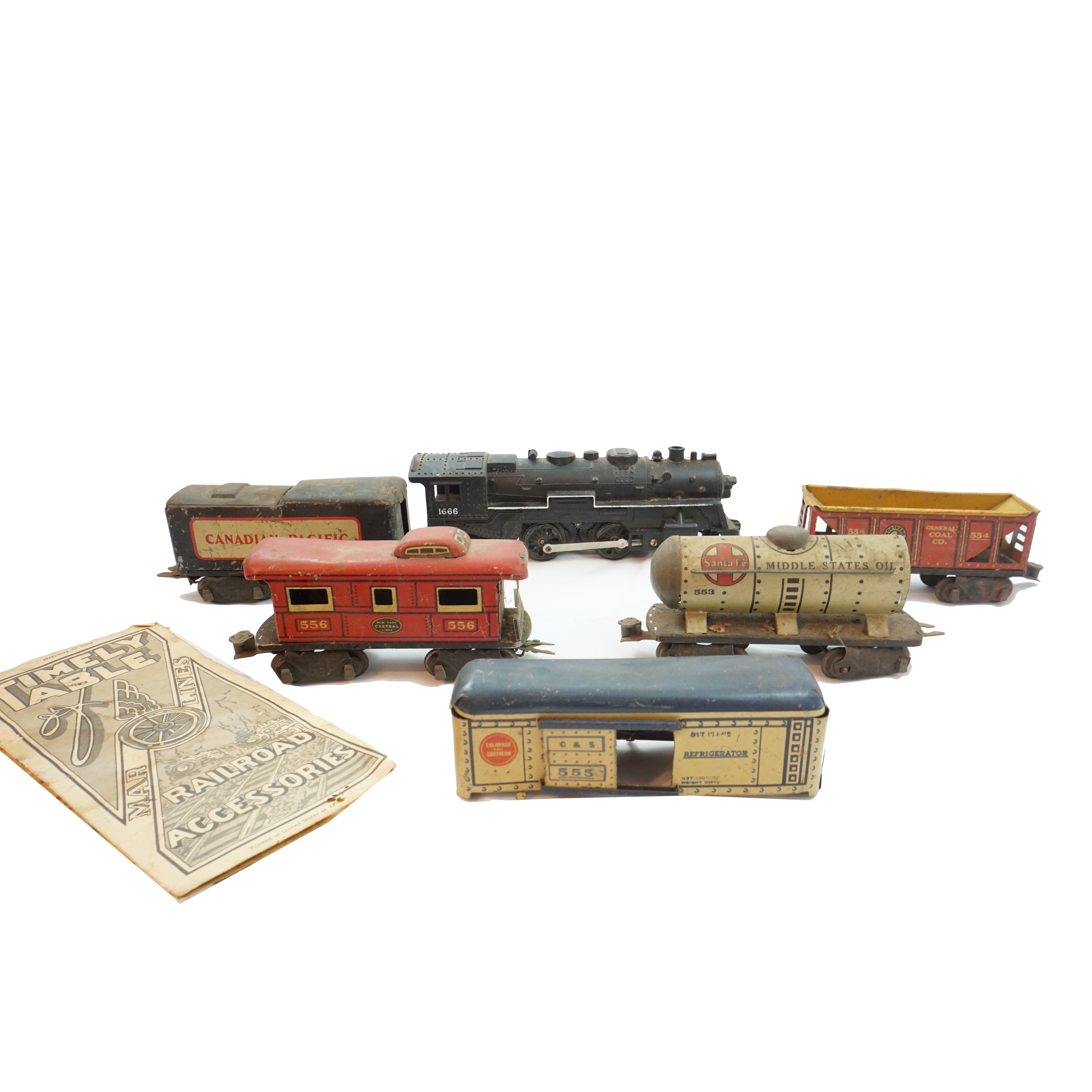 Vintage Marx Tinplate Marlines Trains