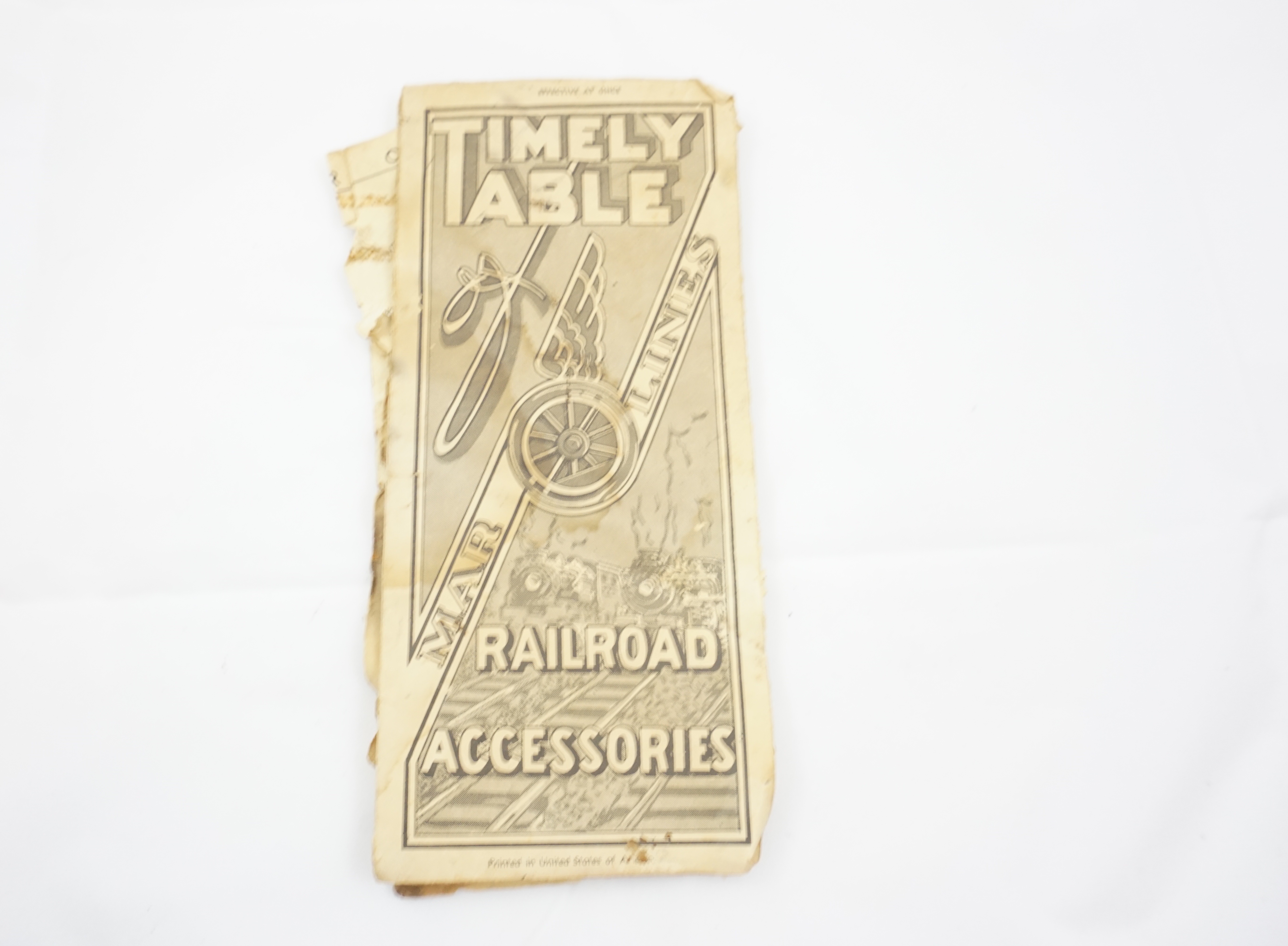 Vintage Marx Tinplate Marlines Trains