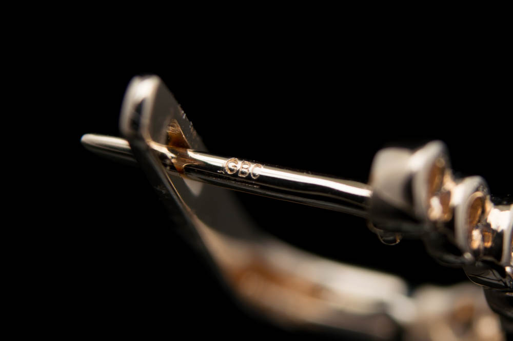 14K Two-Tone Gold and Diamond Butterfly Earrings