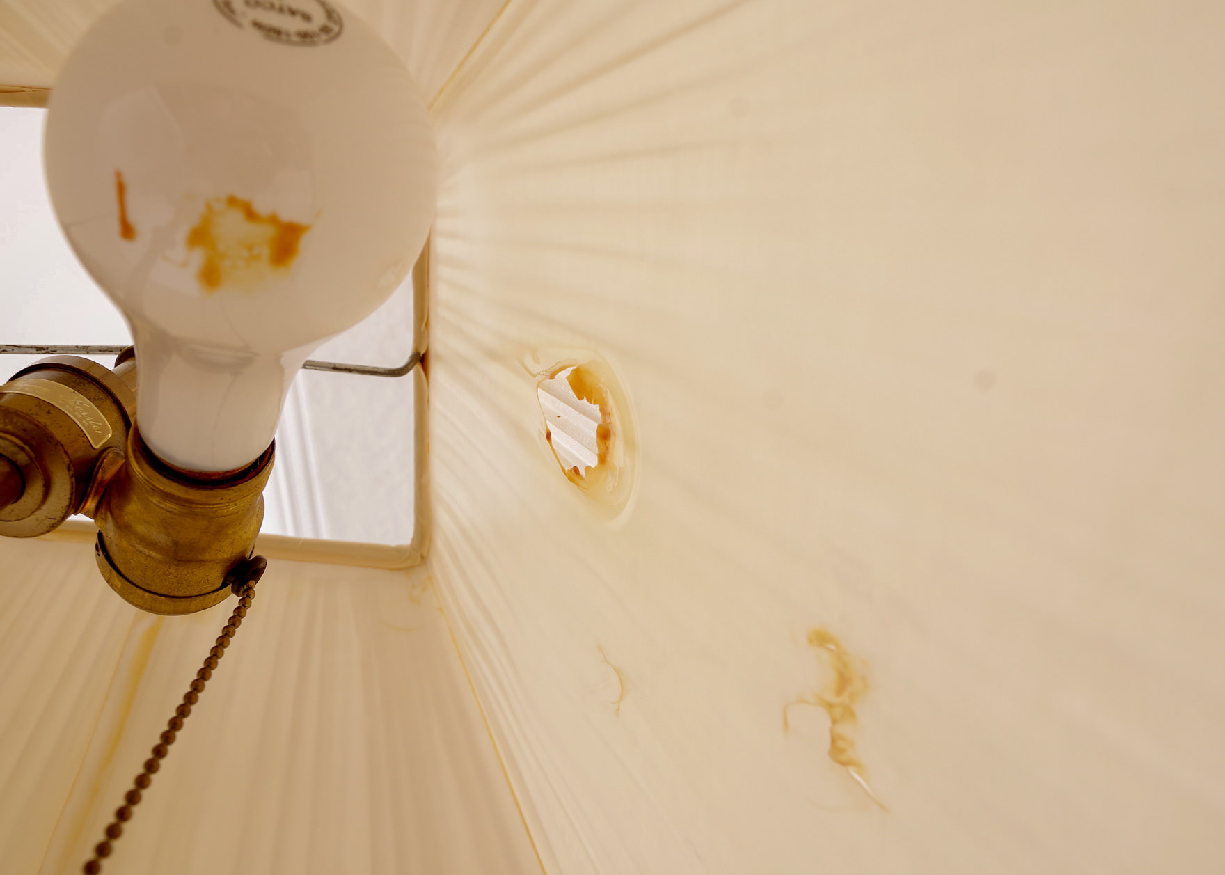 Warren Kessler Crystal Chandelier Table Lamp