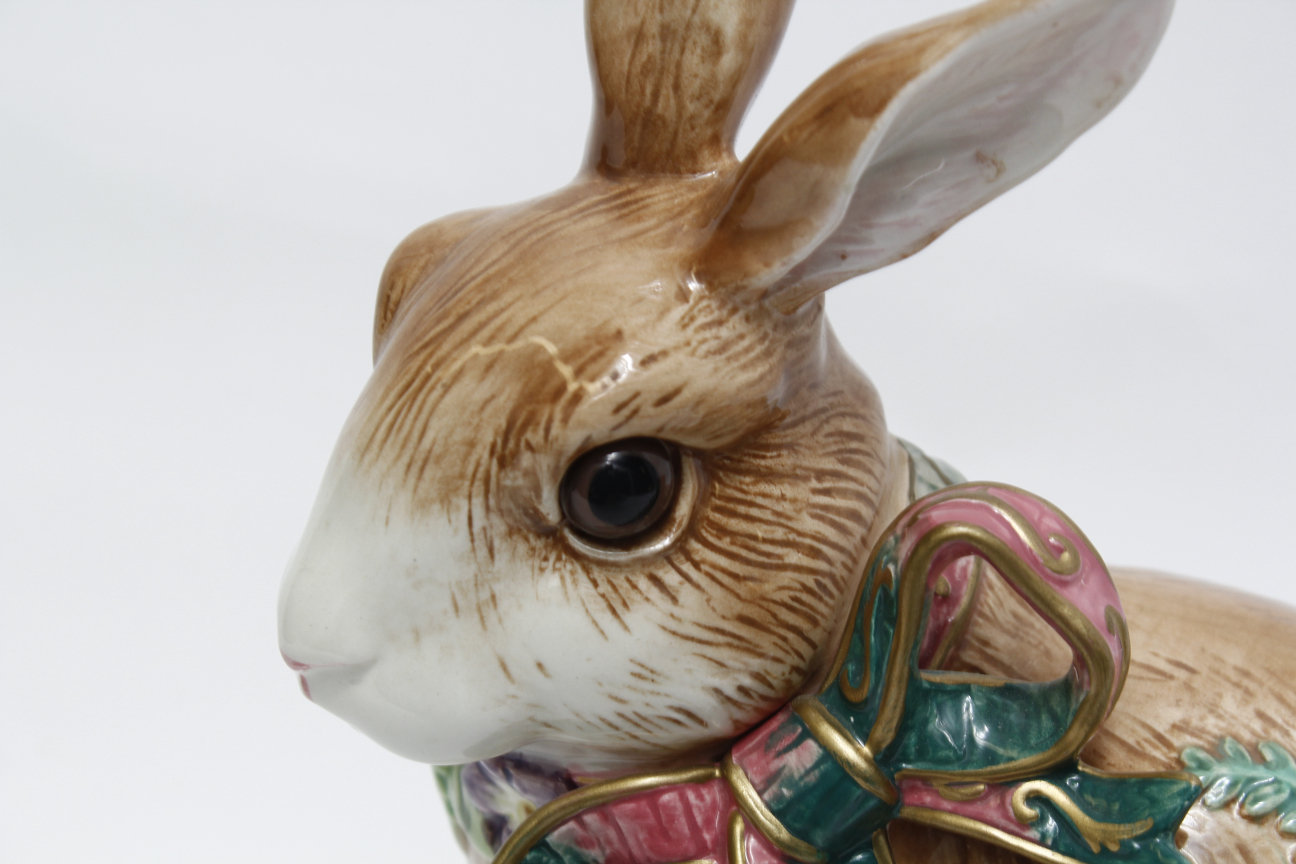 Assortment of Fitz and Floyd Woodland Spring Series Easter Decor