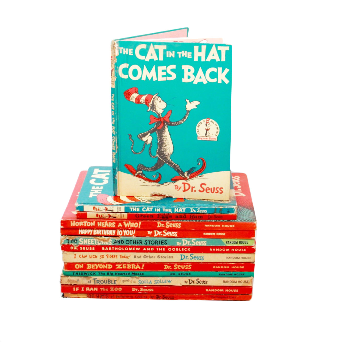 1938-1965 Dr. Seuss Books With First Book Club Edition "Horton Hears a Who"