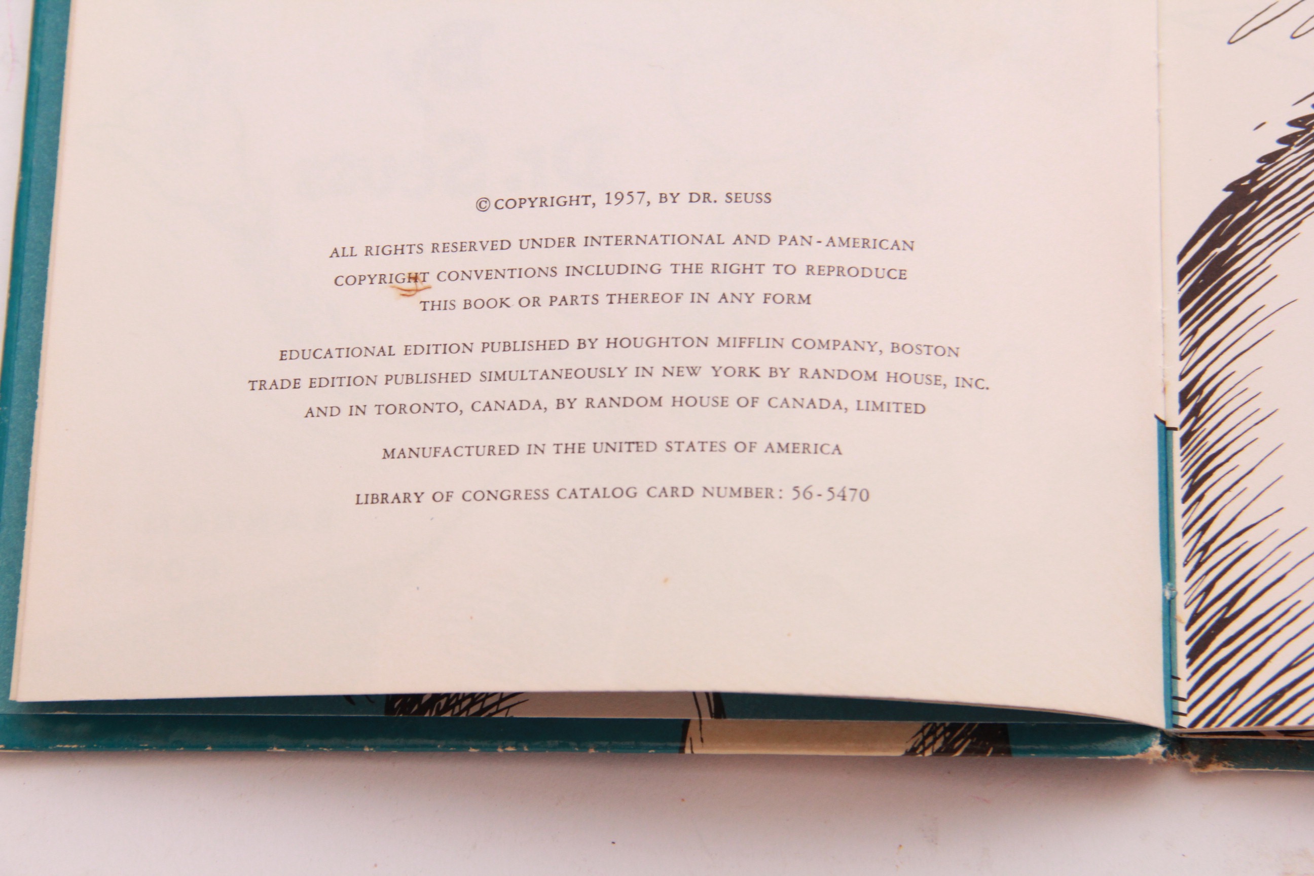 1938-1965 Dr. Seuss Books With First Book Club Edition "Horton Hears a Who"