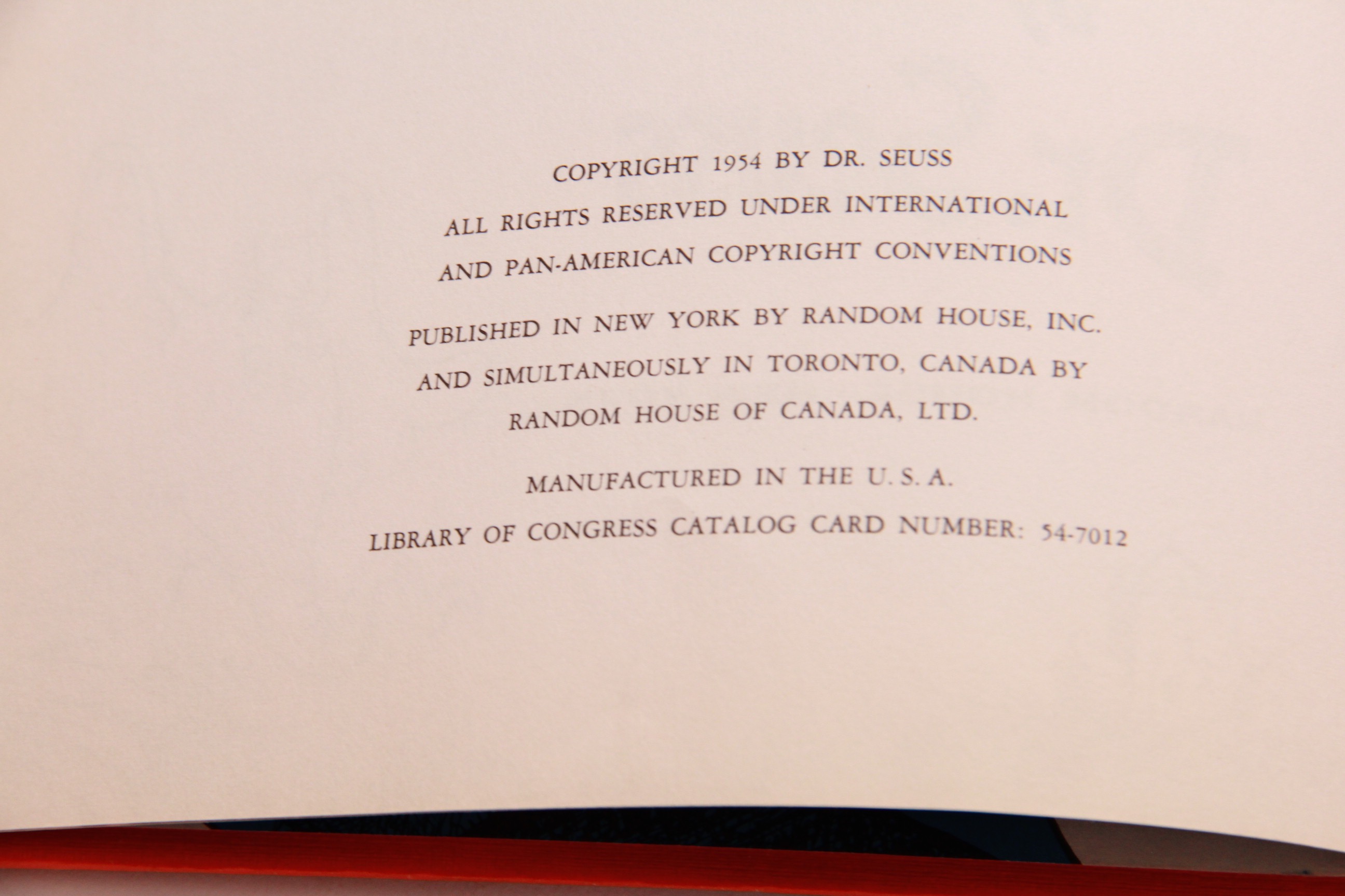 1938-1965 Dr. Seuss Books With First Book Club Edition "Horton Hears a Who"