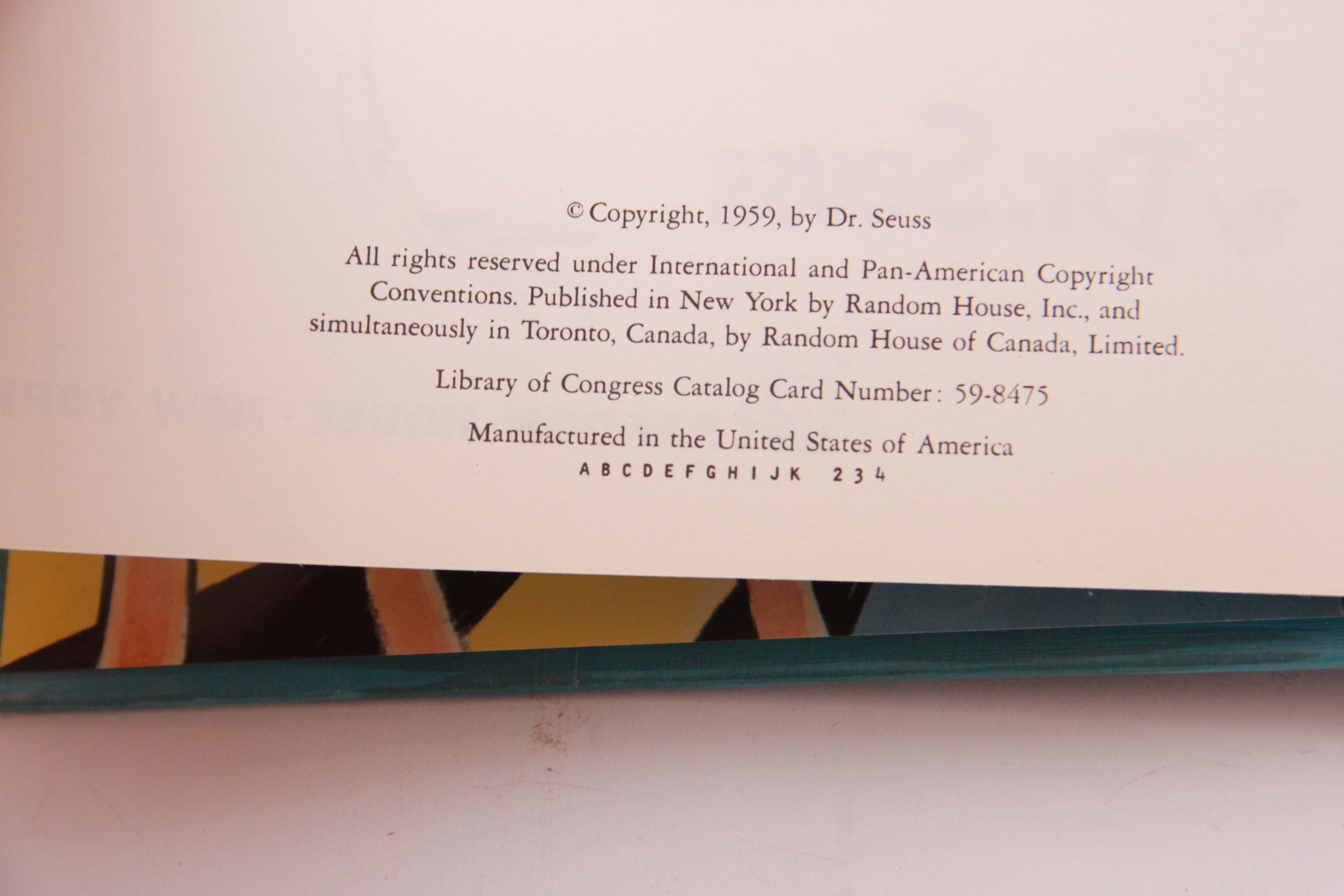 1938-1965 Dr. Seuss Books With First Book Club Edition "Horton Hears a Who"