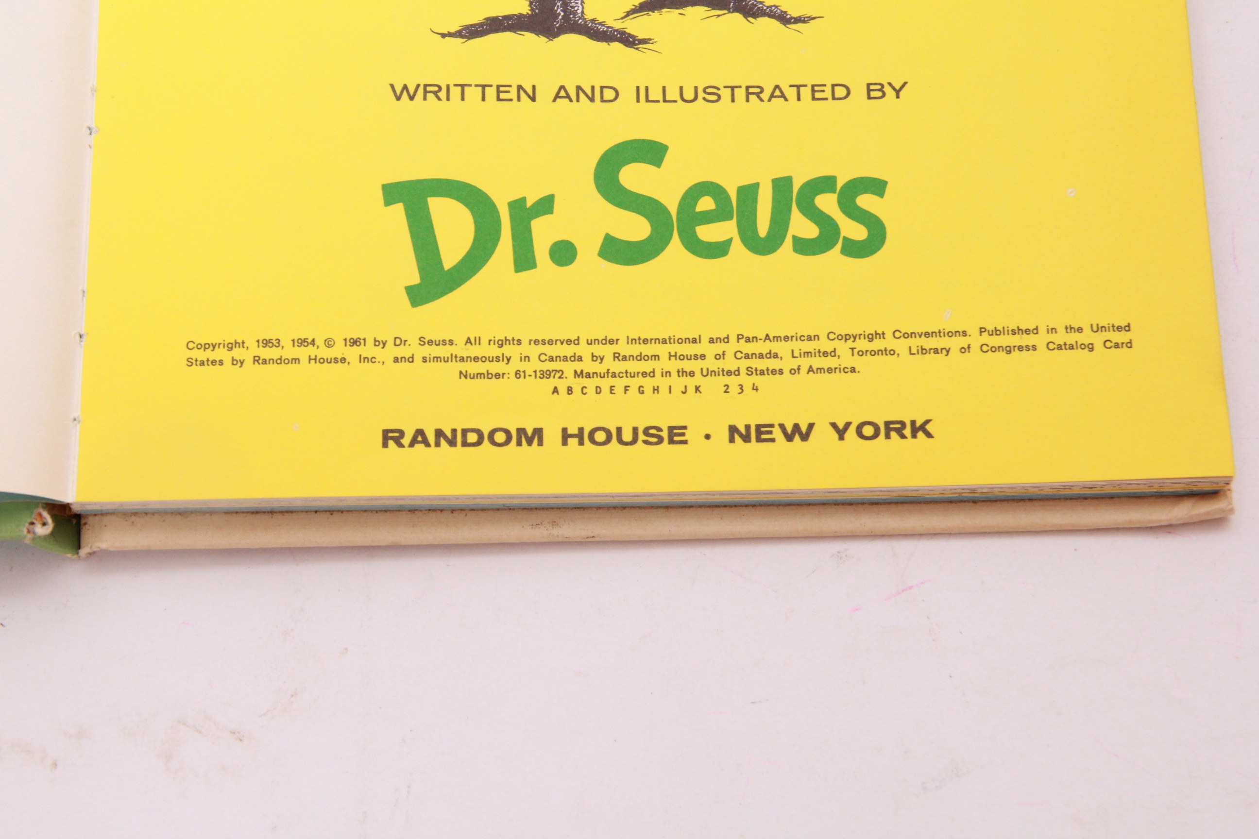1938-1965 Dr. Seuss Books With First Book Club Edition "Horton Hears a Who"