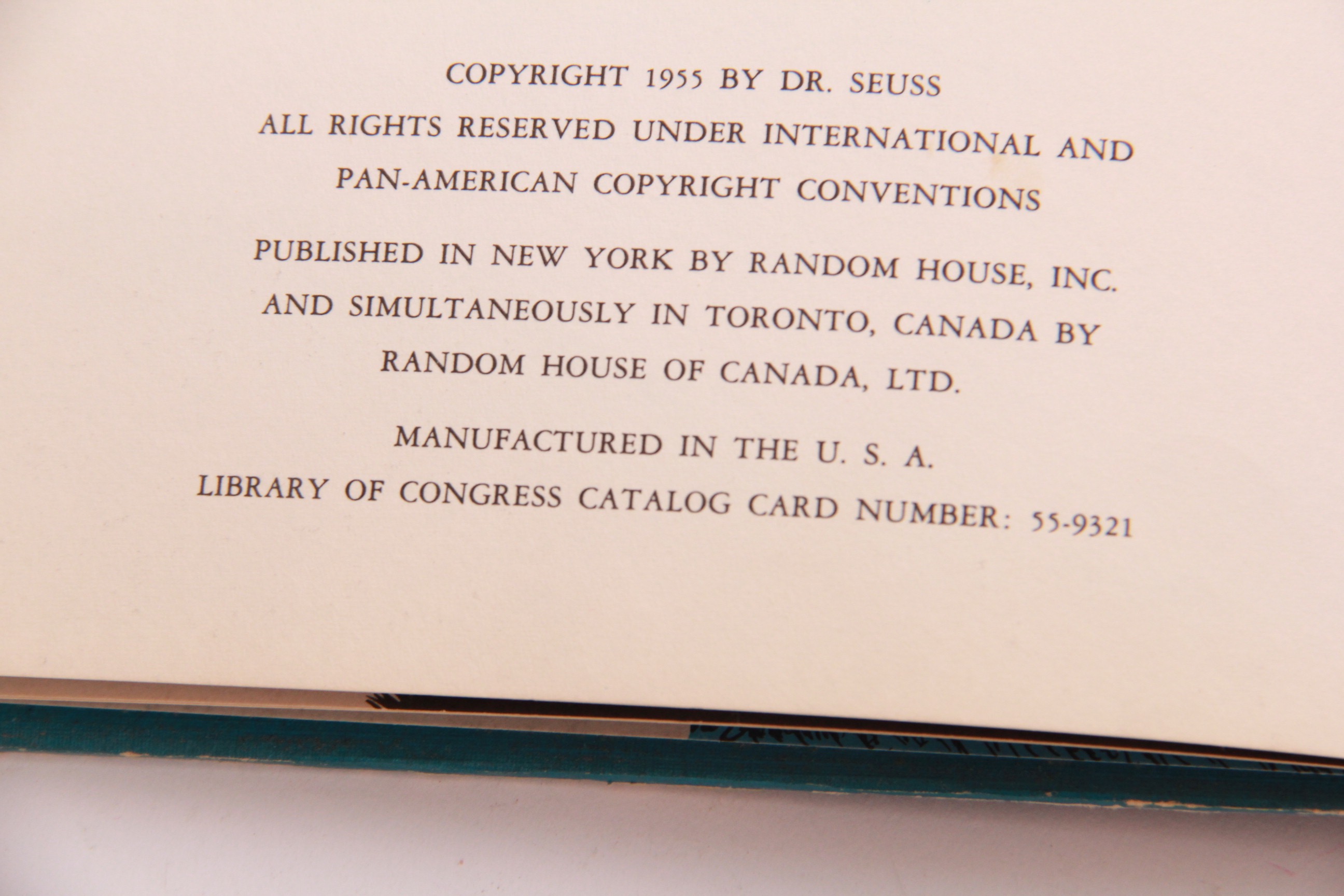 1938-1965 Dr. Seuss Books With First Book Club Edition "Horton Hears a Who"