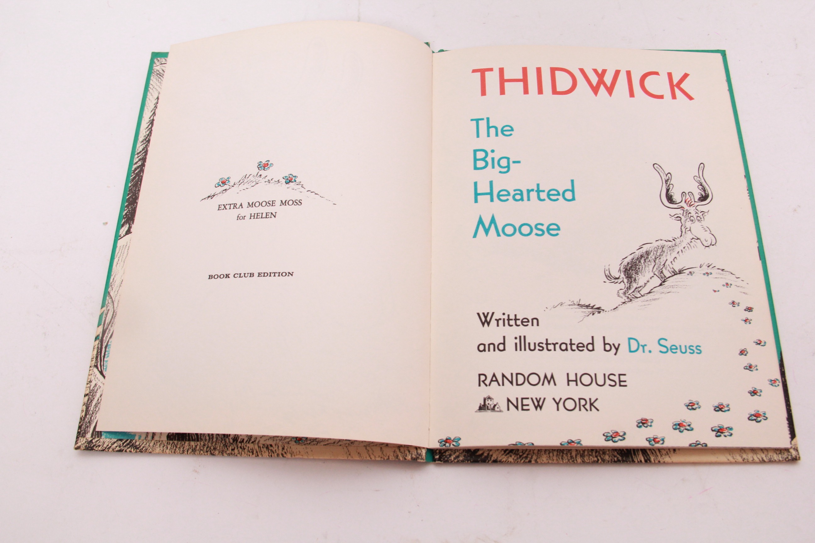 1938-1965 Dr. Seuss Books With First Book Club Edition "Horton Hears a Who"