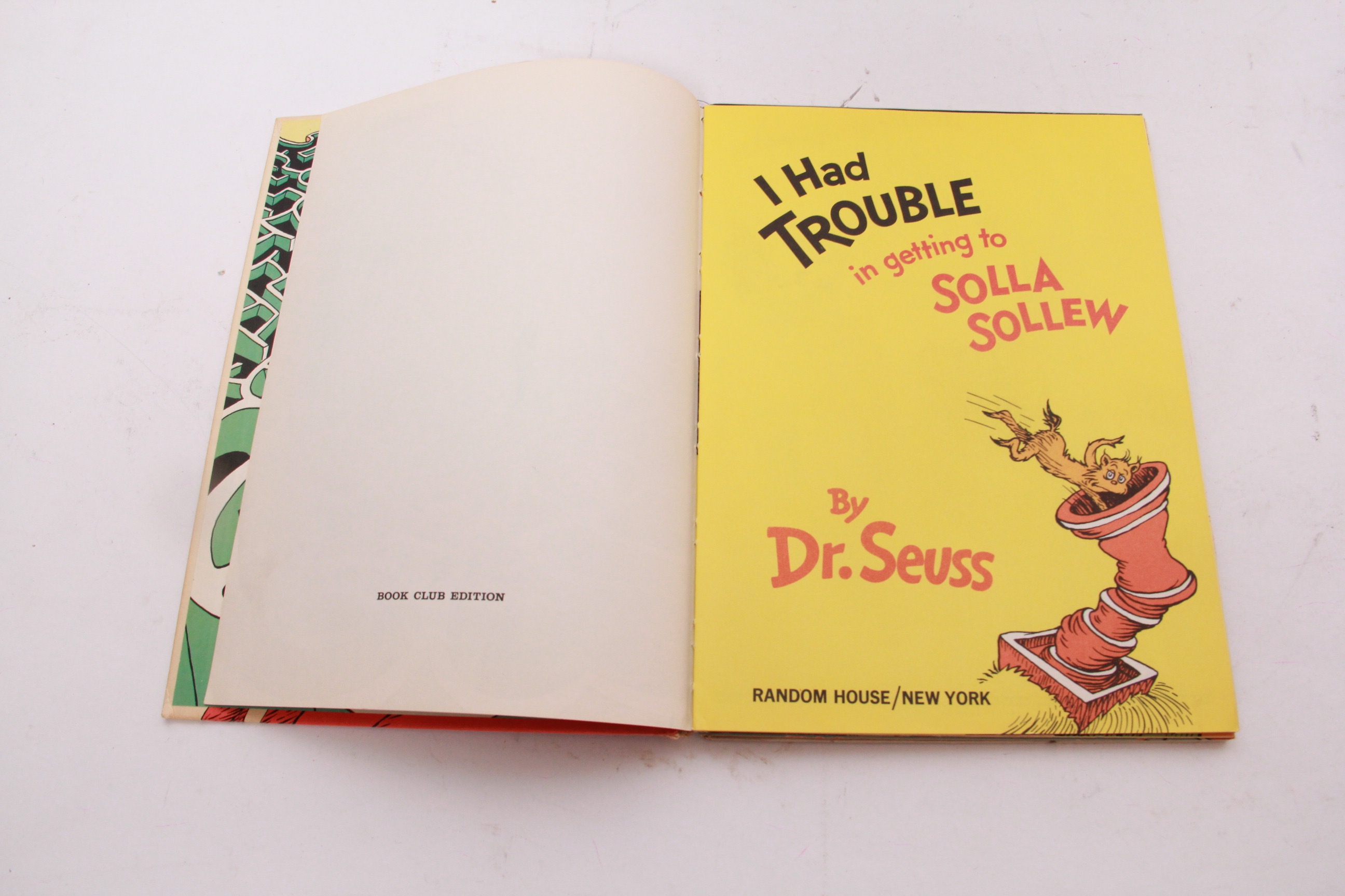 1938-1965 Dr. Seuss Books With First Book Club Edition "Horton Hears a Who"