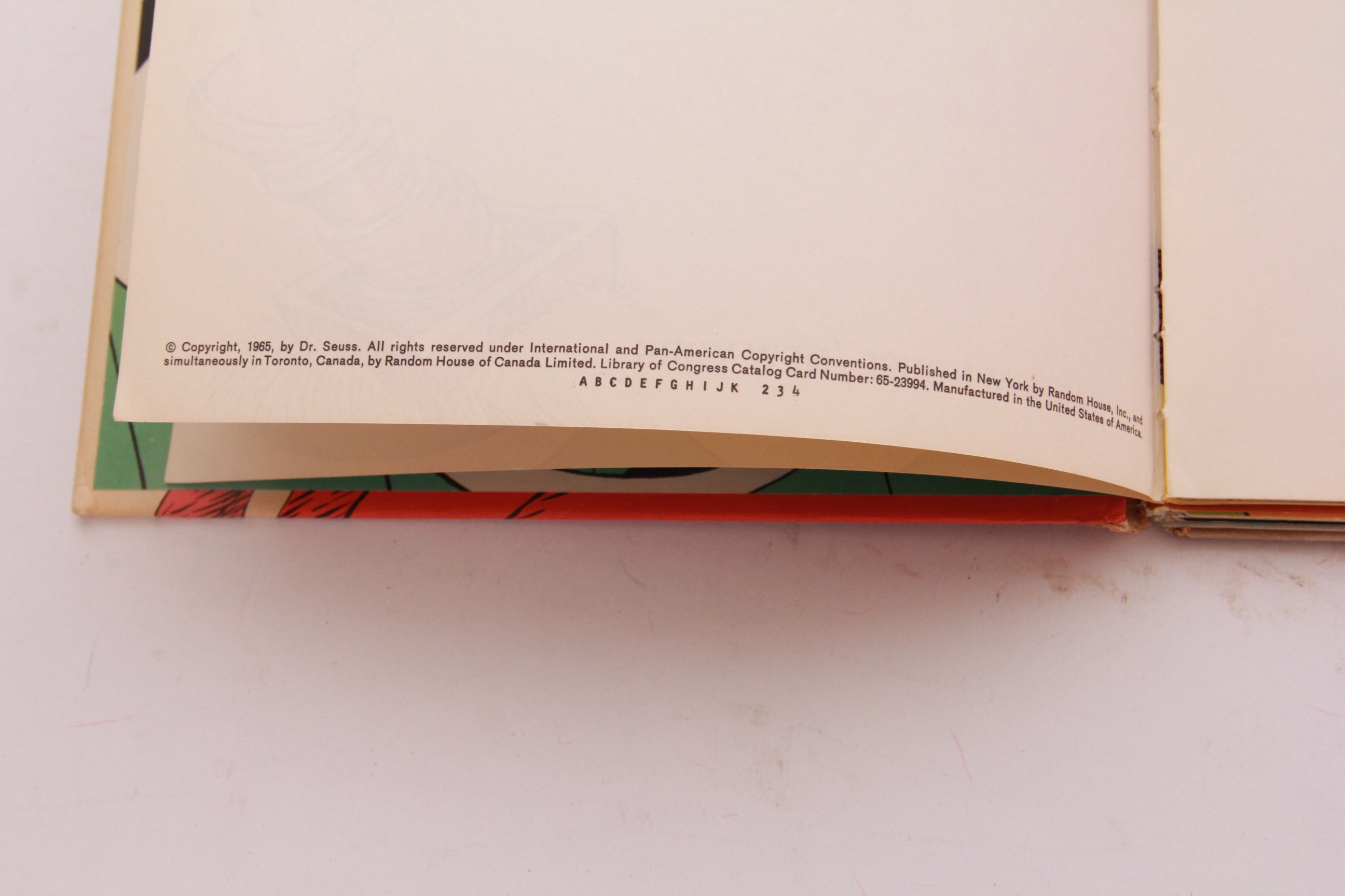 1938-1965 Dr. Seuss Books With First Book Club Edition "Horton Hears a Who"