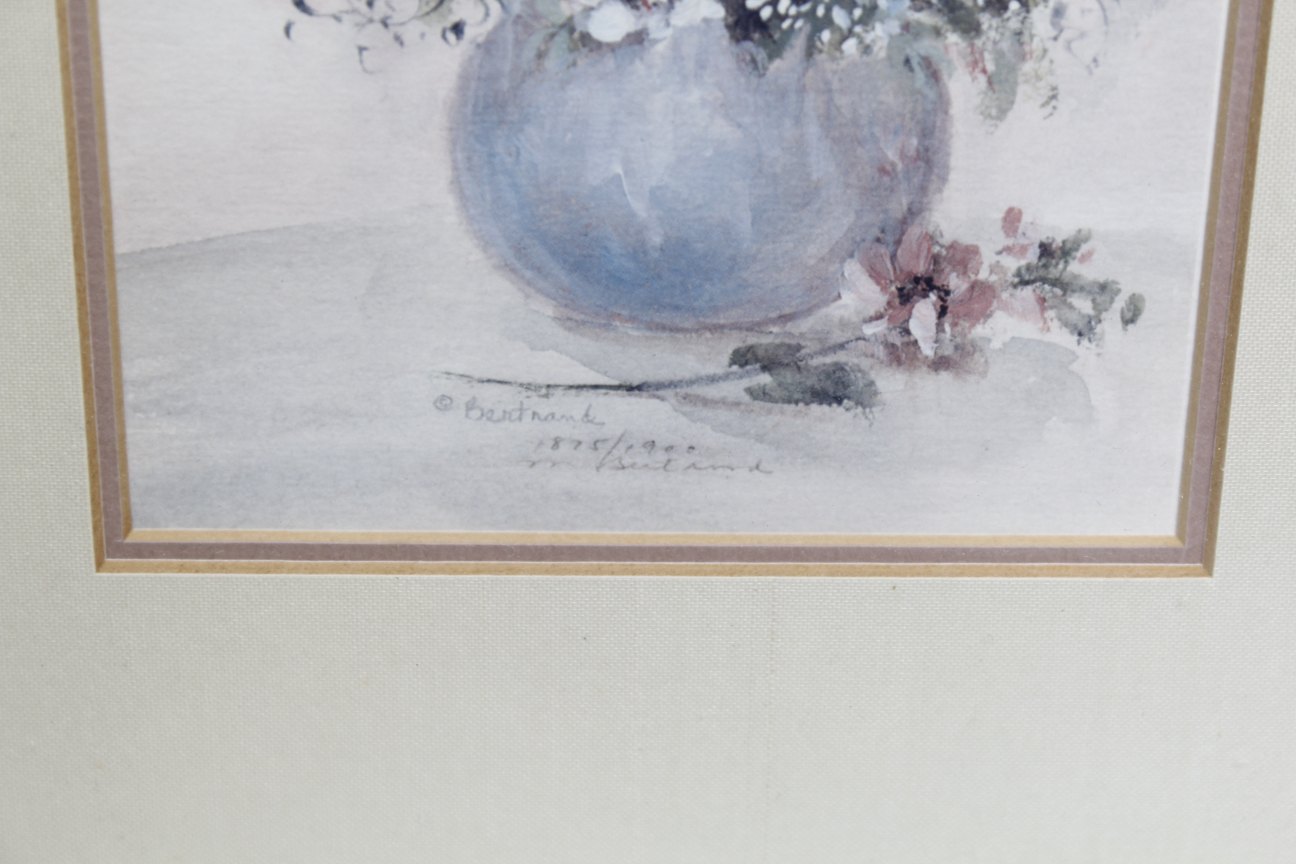 Collection of Watercolors Signed by M. Bertrand