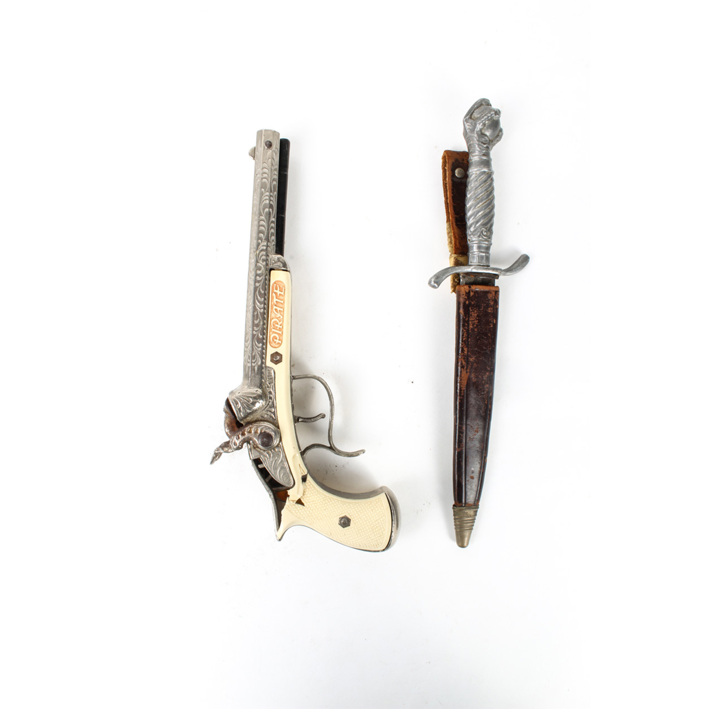 Toy Gun and Stainless Steel Knife