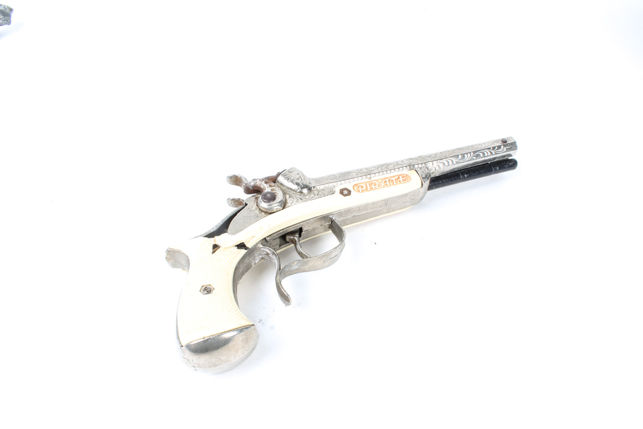Toy Gun and Stainless Steel Knife