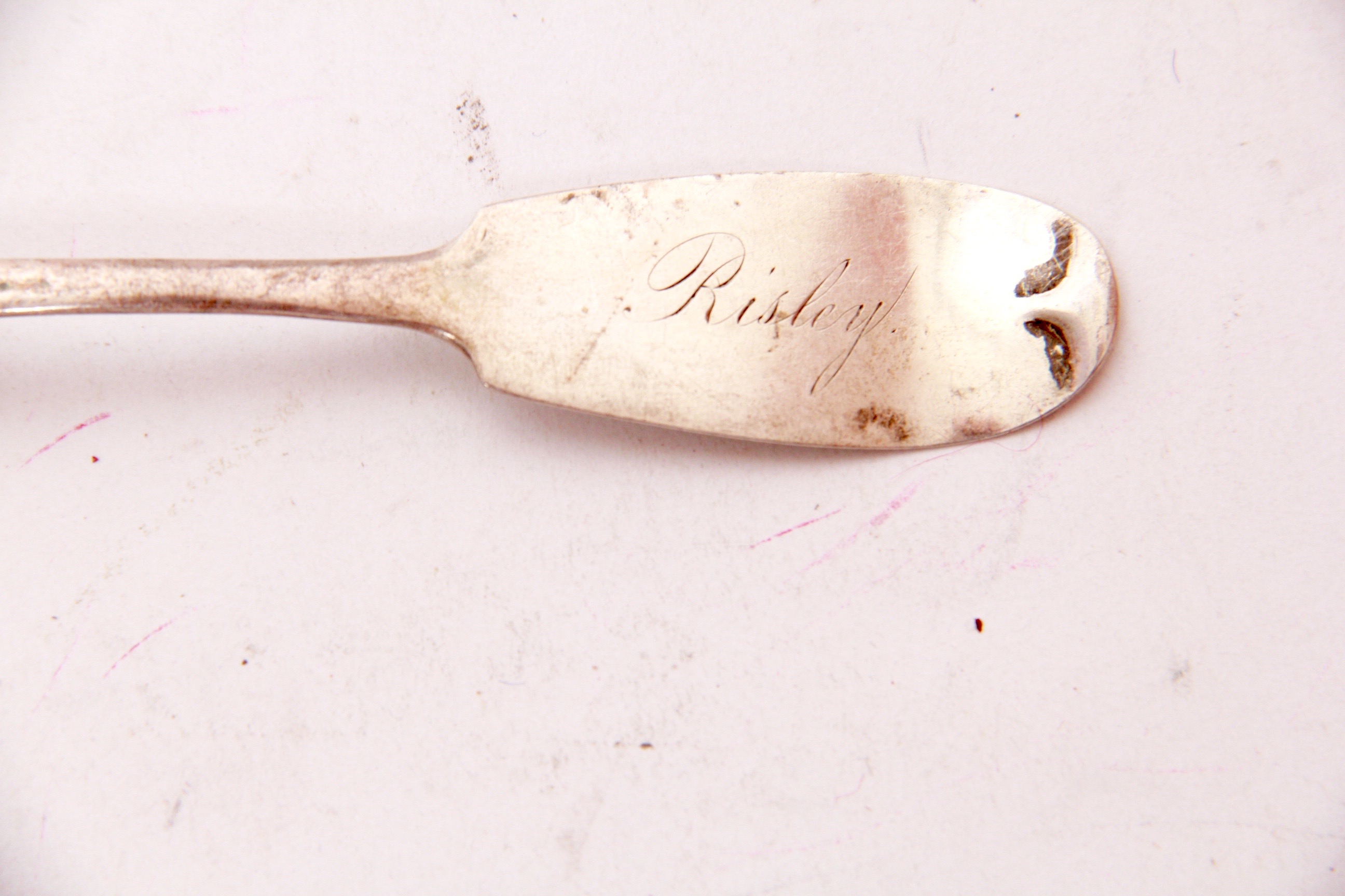 Collection of Coin Silver Fiddle Back Spoons