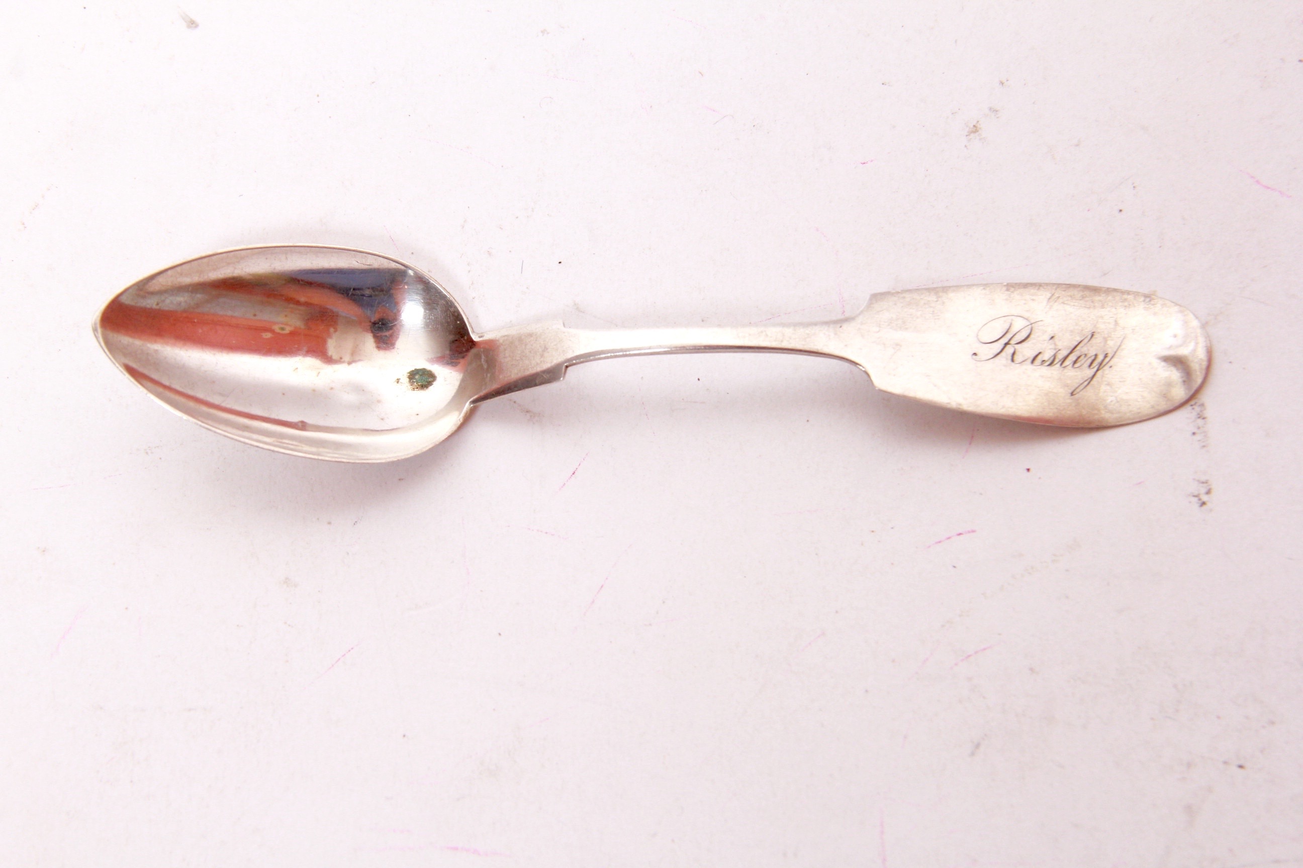 Collection of Coin Silver Fiddle Back Spoons