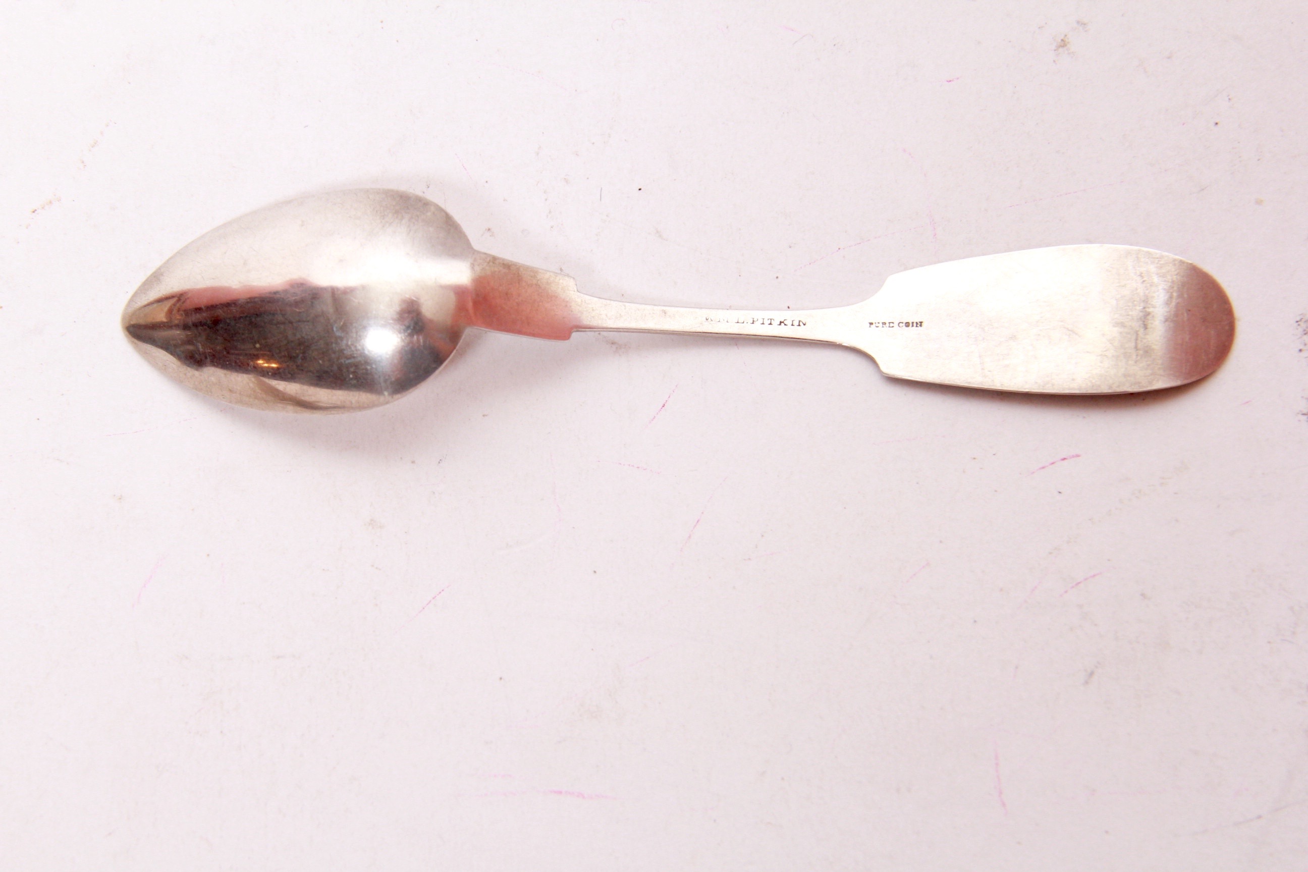 Collection of Coin Silver Fiddle Back Spoons