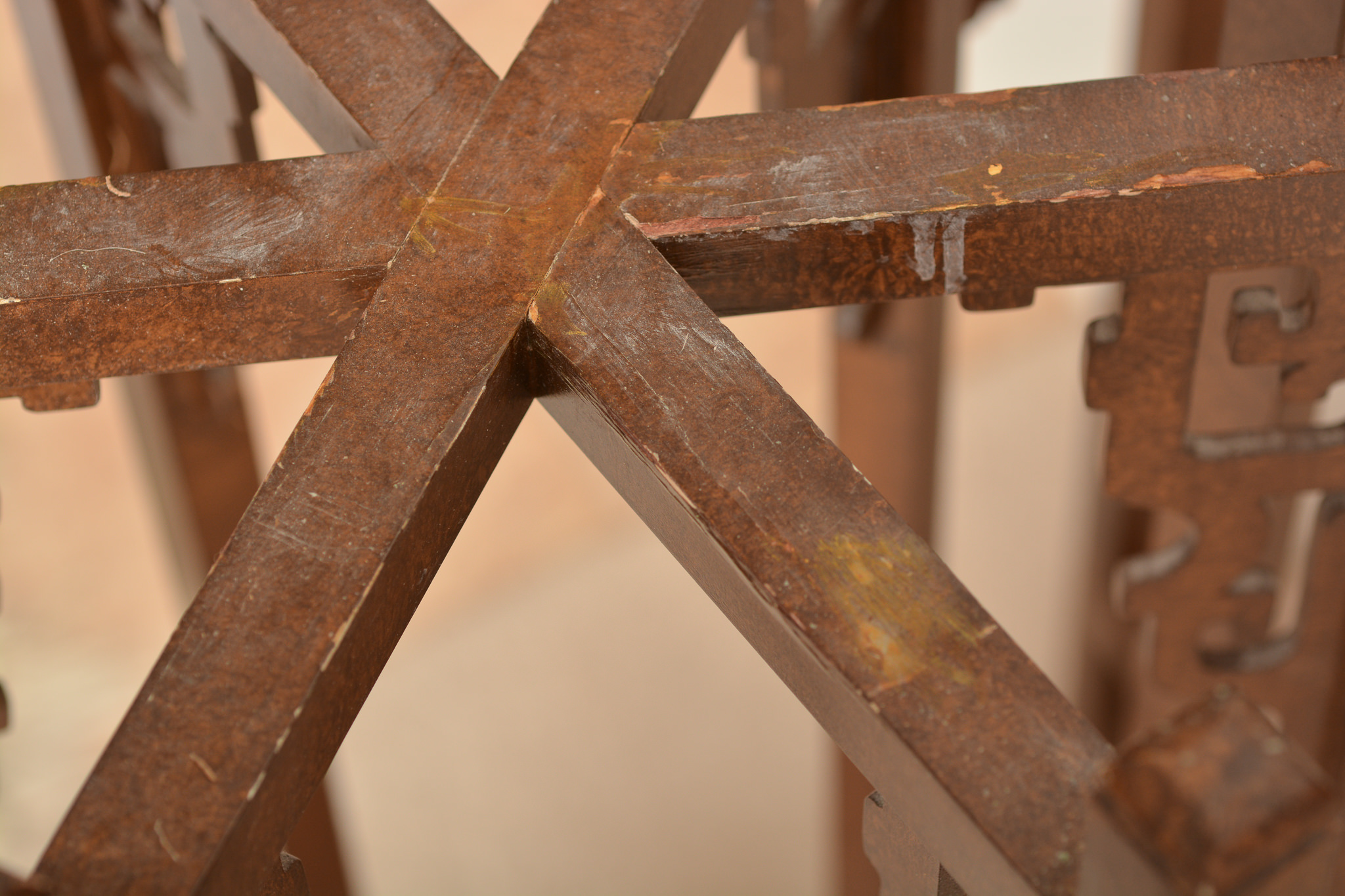 Two Wood Plant Stands
