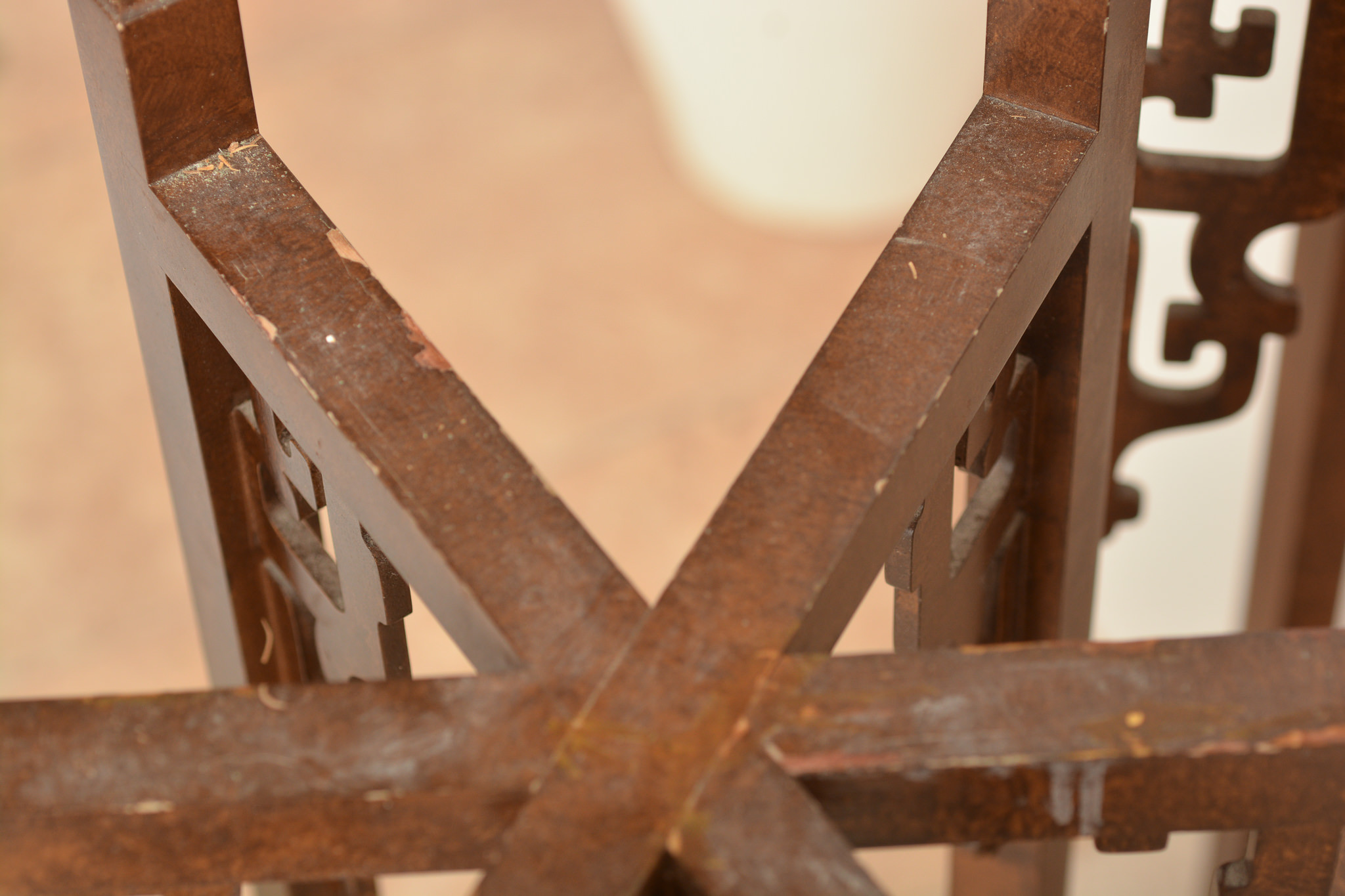 Two Wood Plant Stands