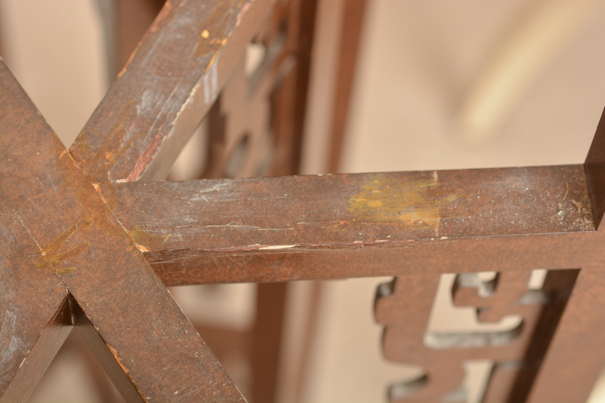 Two Wood Plant Stands