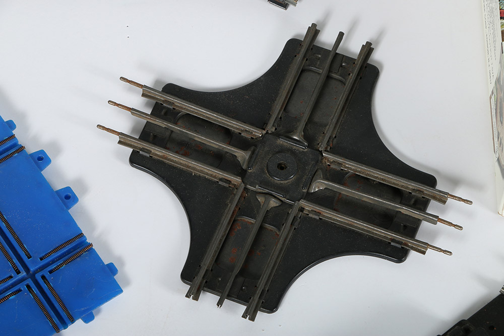 Model Train Track and Accessories Including N-Scale