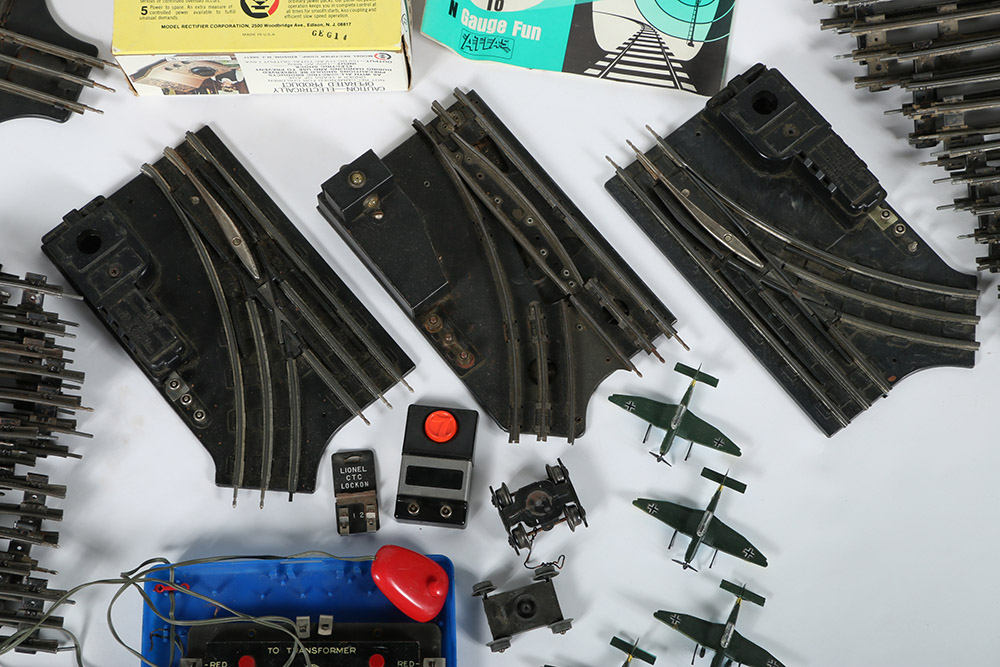 Model Train Track and Accessories Including N-Scale