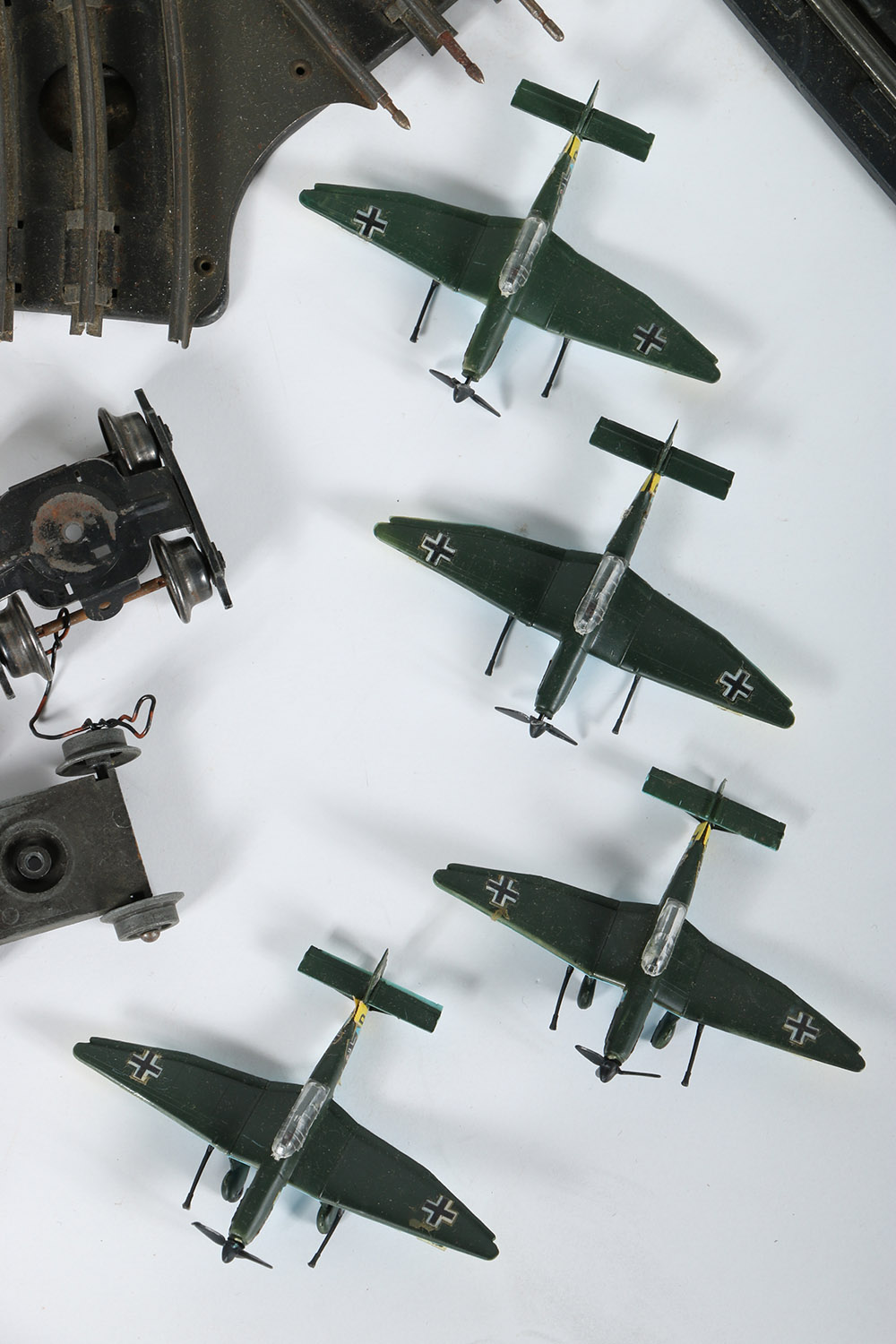 Model Train Track and Accessories Including N-Scale