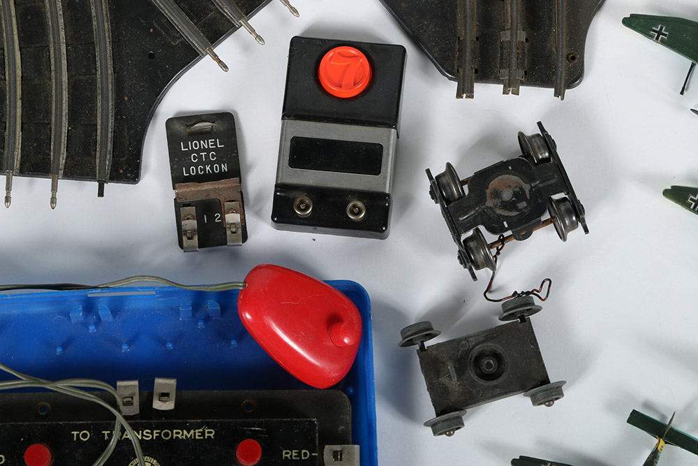 Model Train Track and Accessories Including N-Scale