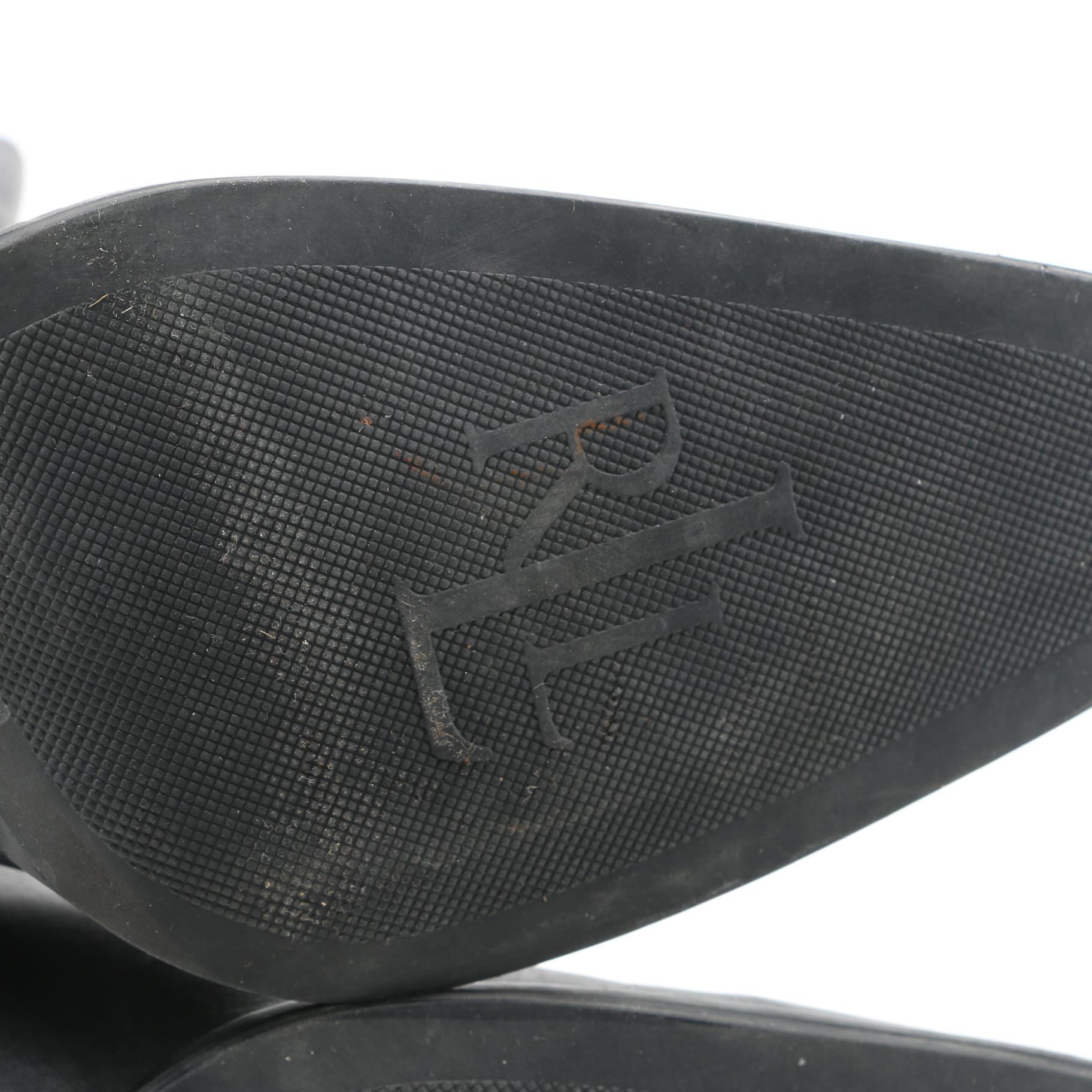 Ralph Lauren Black Leather "Coleen" Boots