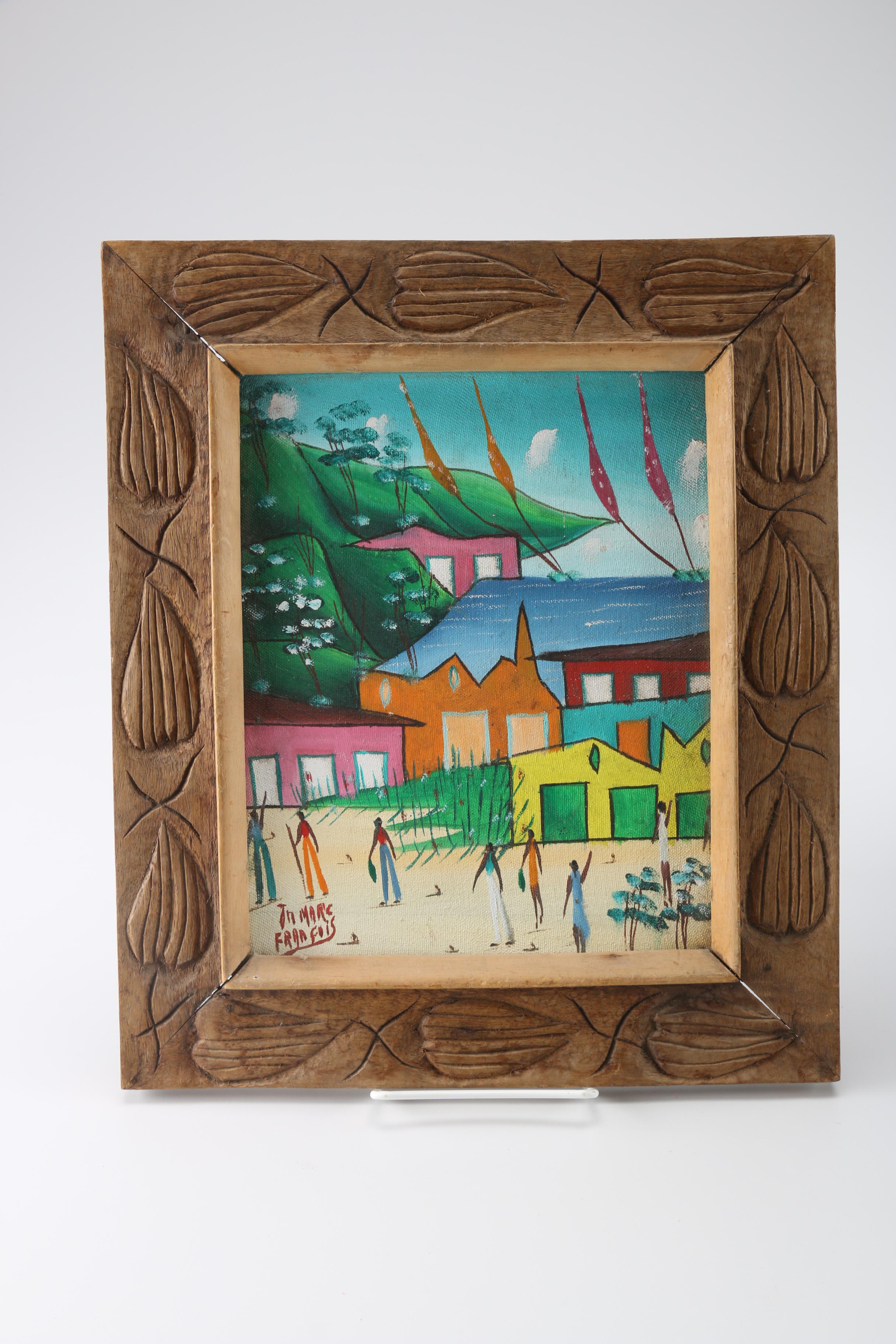 Jean Marc Francois Oil Paintings of Scenes of Haiti