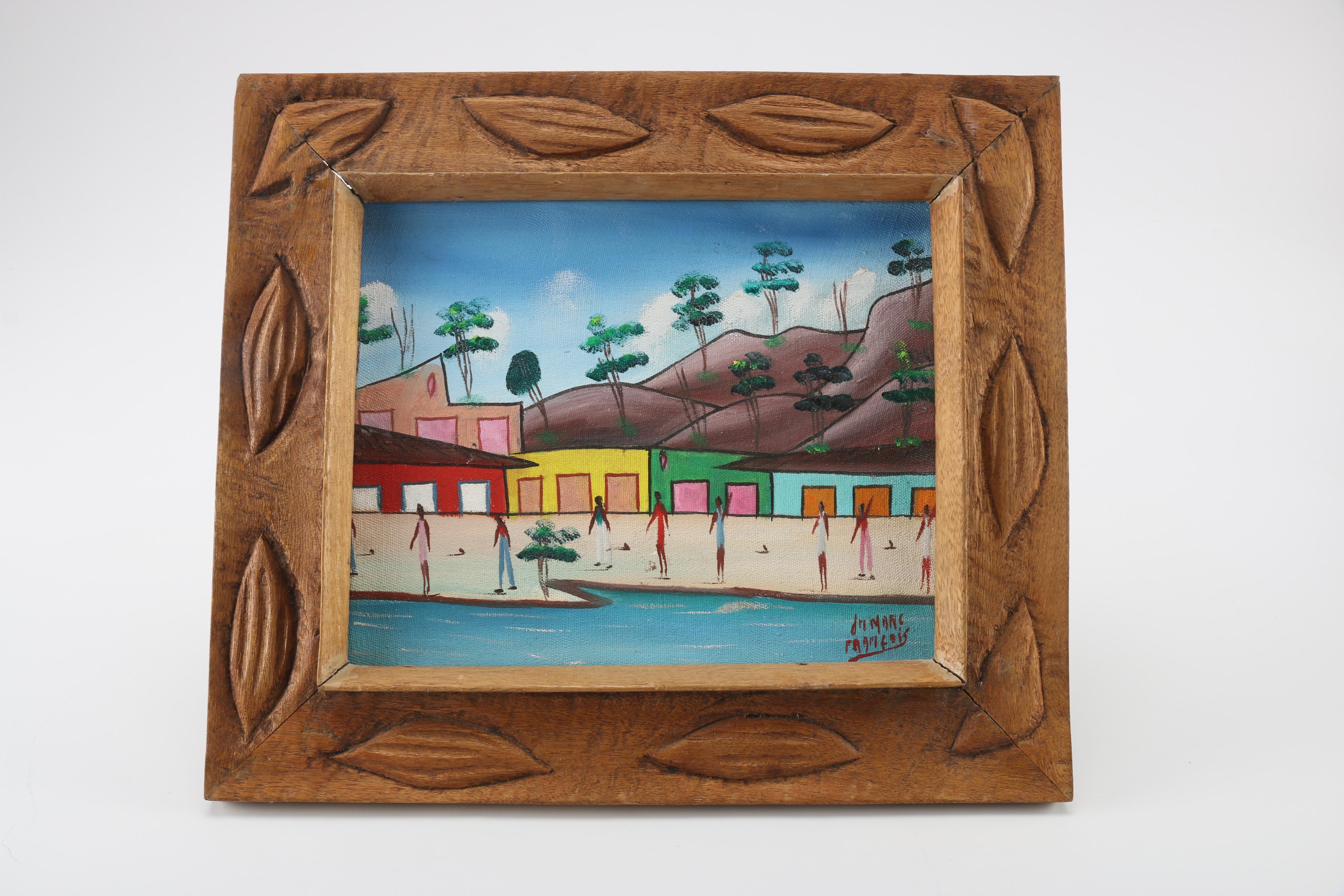 Jean Marc Francois Oil Paintings of Scenes of Haiti